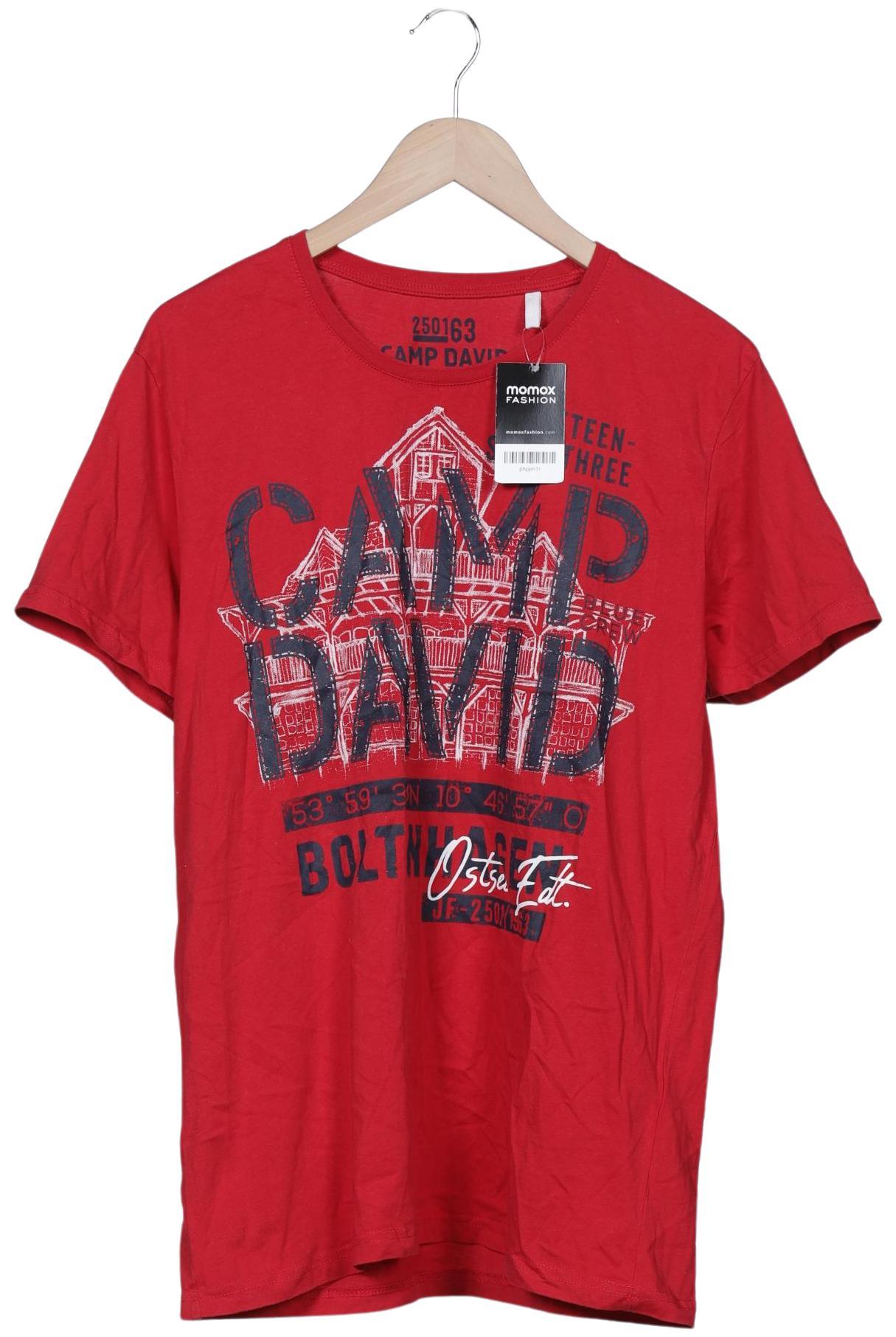 

Camp David Herren T-Shirt, rot, Gr. 54