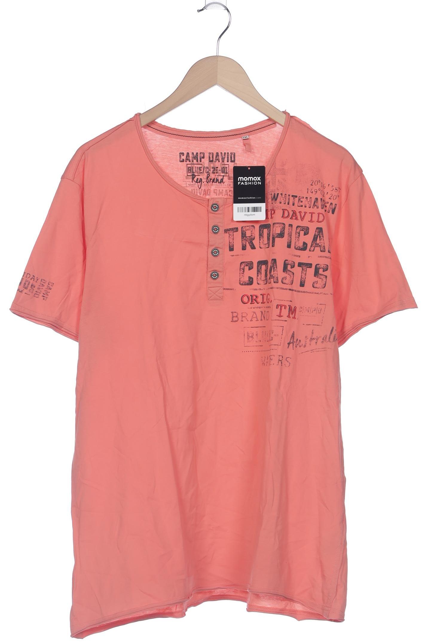 

Camp David Herren T-Shirt, pink, Gr. 56