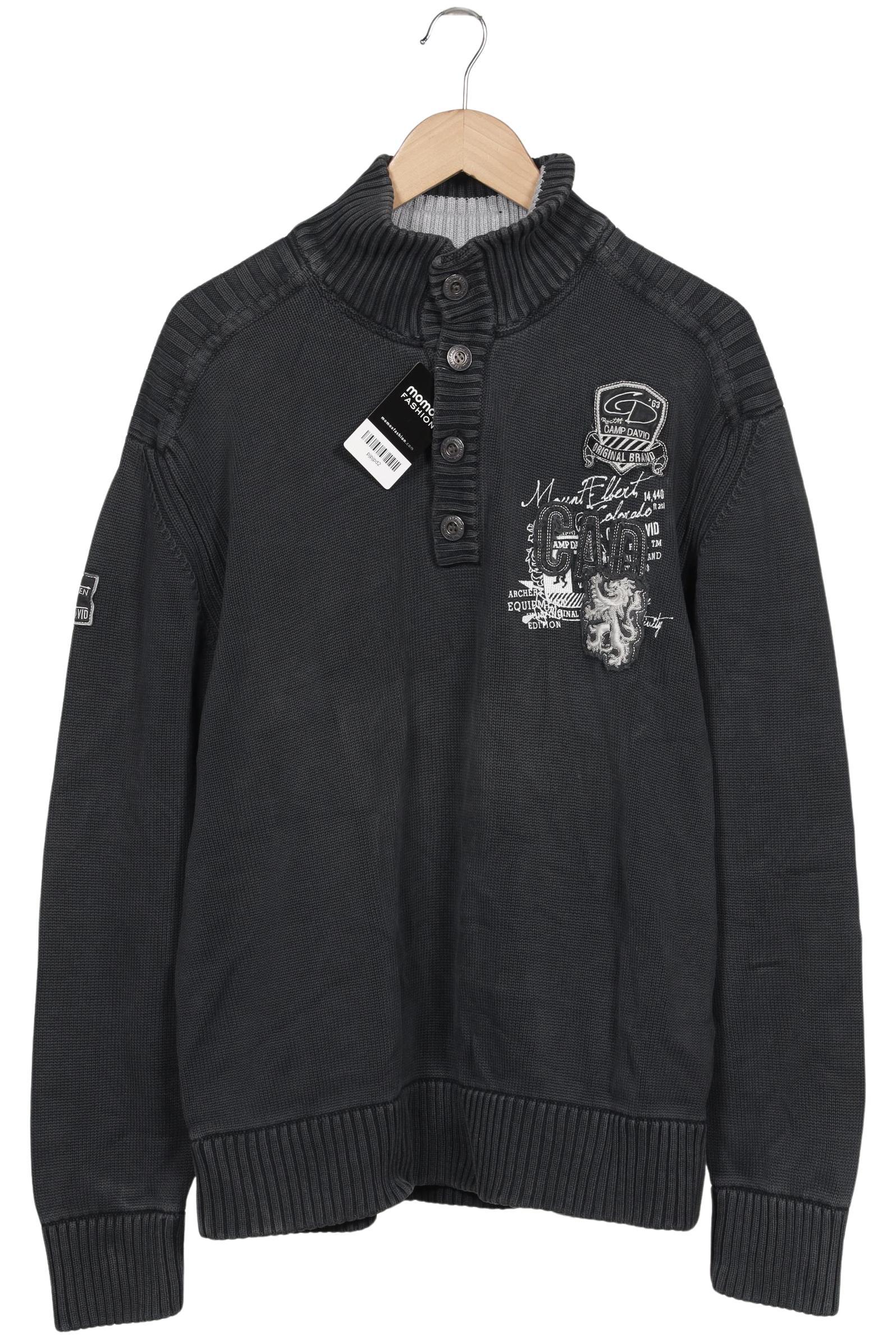Thumbnail - Camp David Herren Pullover, grau, Gr. 58
