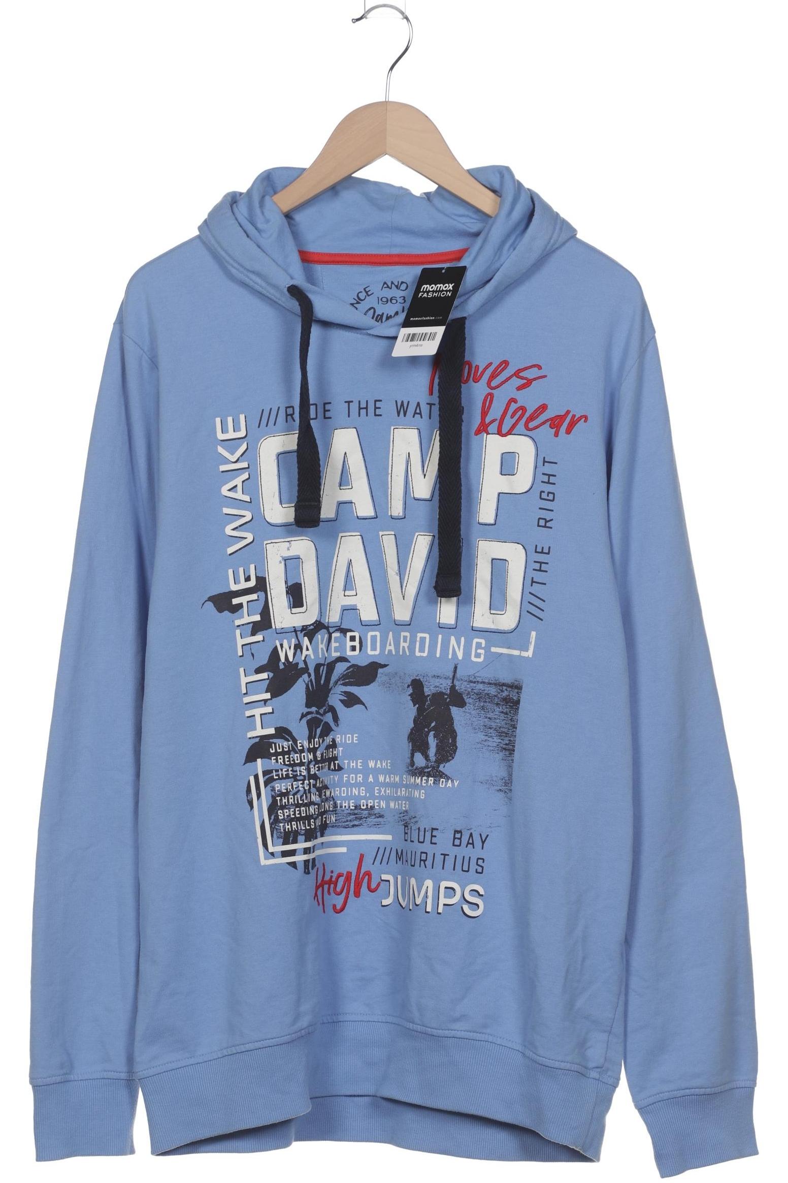 

Camp David Herren Kapuzenpullover, blau, Gr. 56