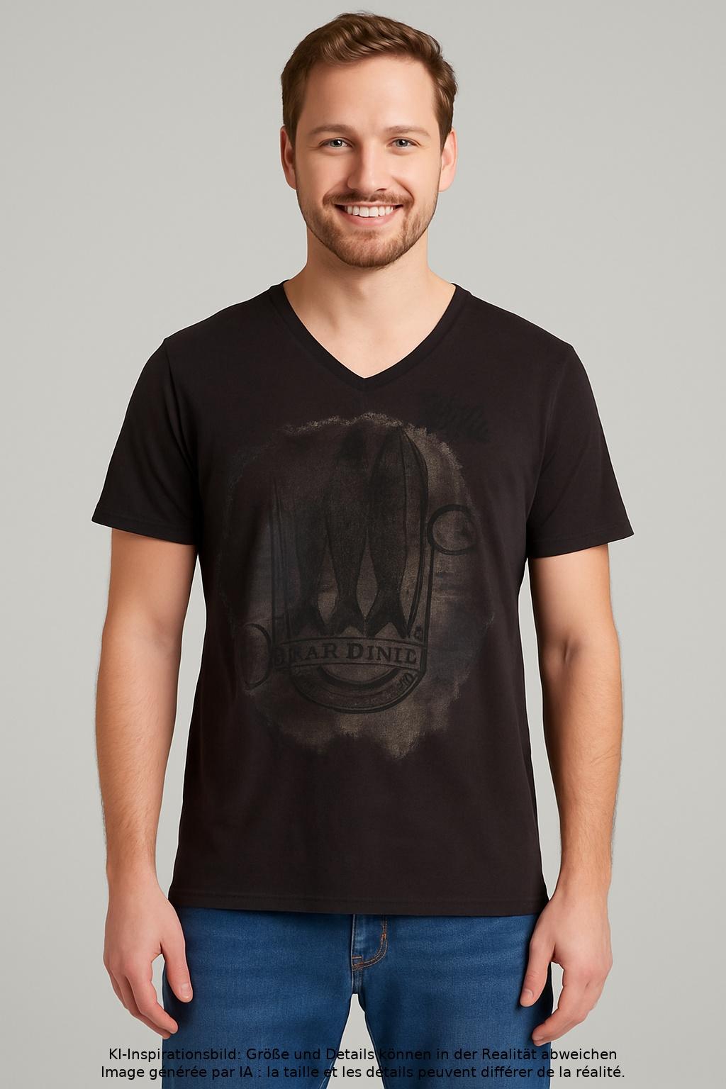 

Camp David Herren T-Shirt, braun, Gr. 52