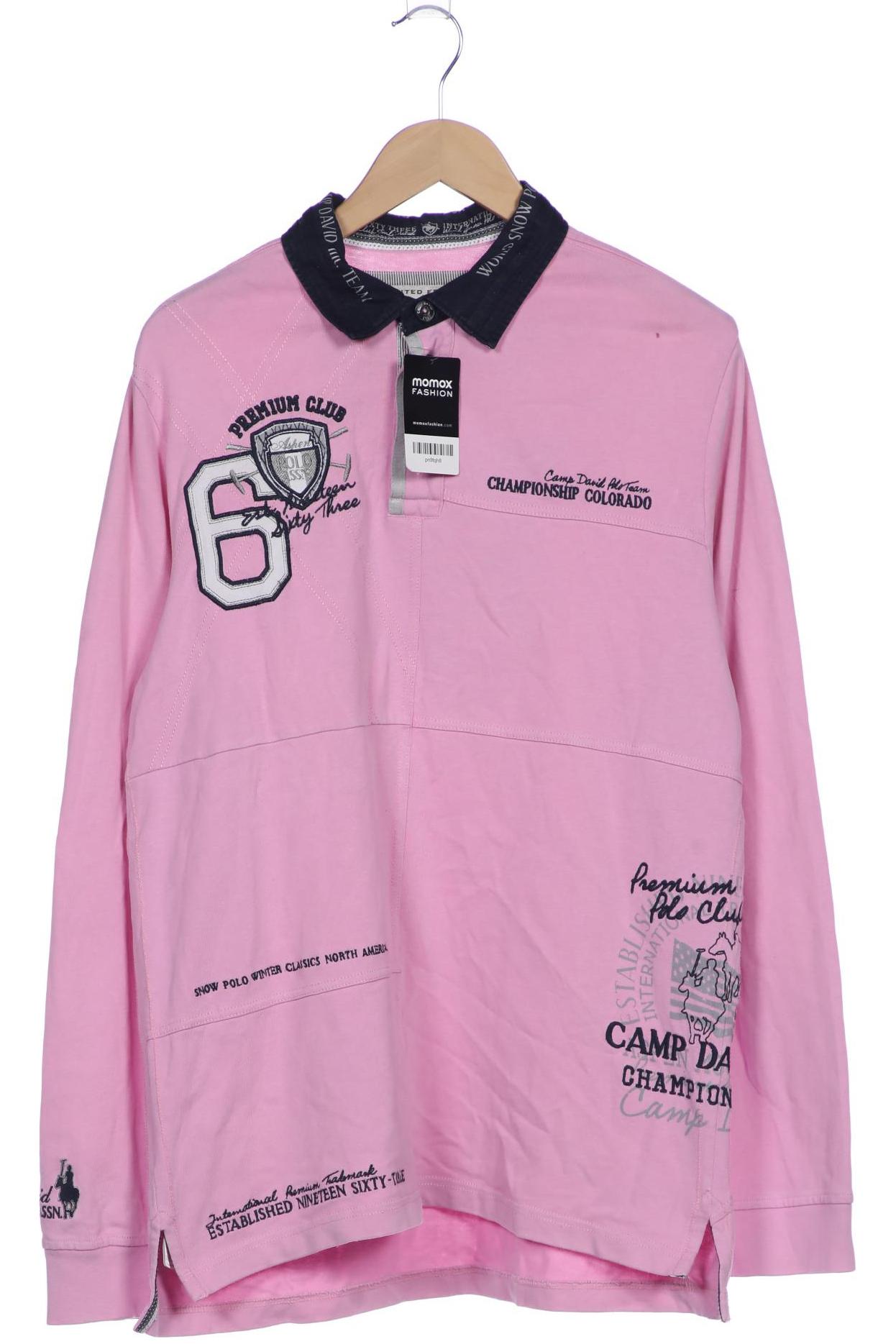 

Camp David Herren Sweatshirt, pink, Gr. 54