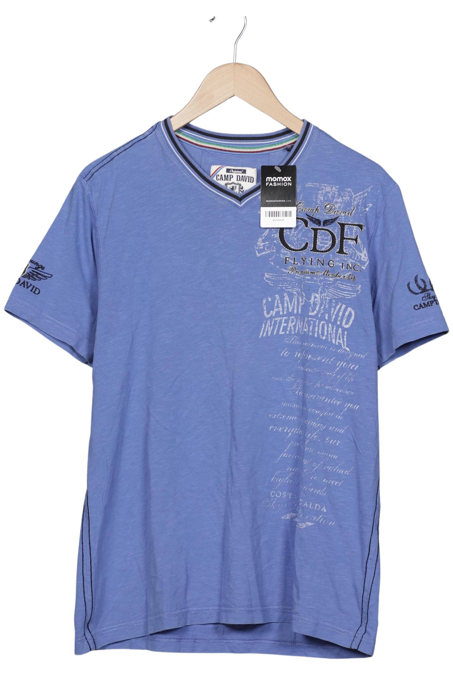 

Camp David Herren T-Shirt, hellblau, Gr. 52