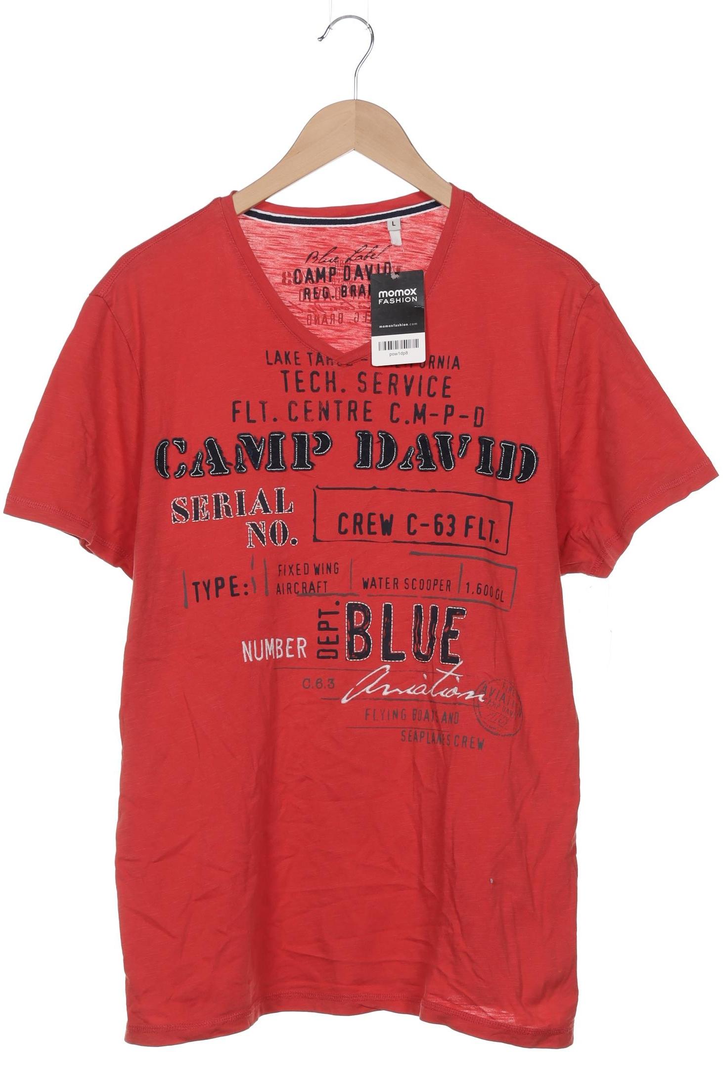 

Camp David Herren T-Shirt, rot, Gr. 52