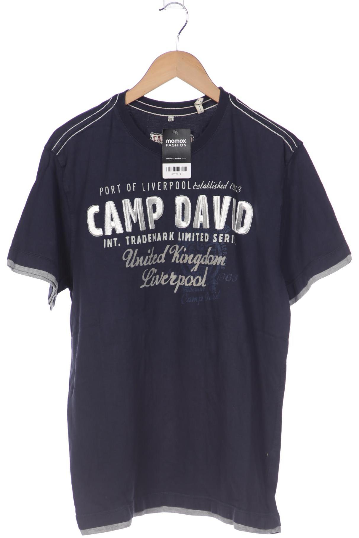 

Camp David Herren T-Shirt, marineblau, Gr. 54