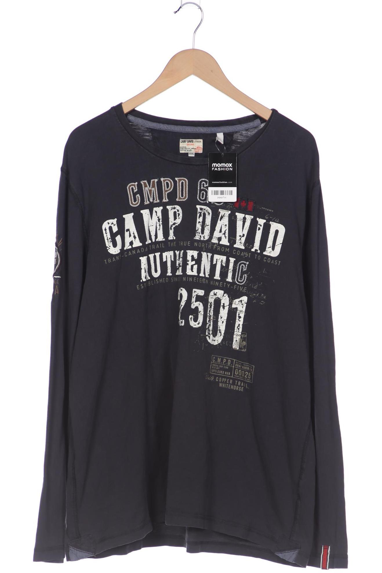 

Camp David Herren Langarmshirt, grau, Gr. 58