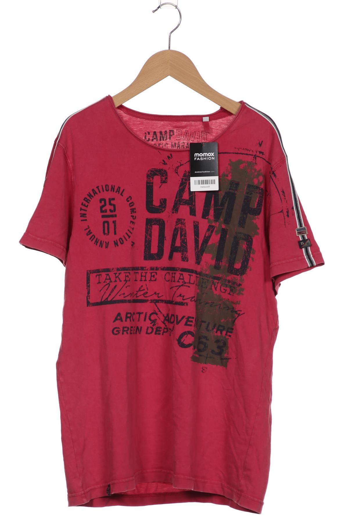 

Camp David Herren T-Shirt, pink, Gr. 48