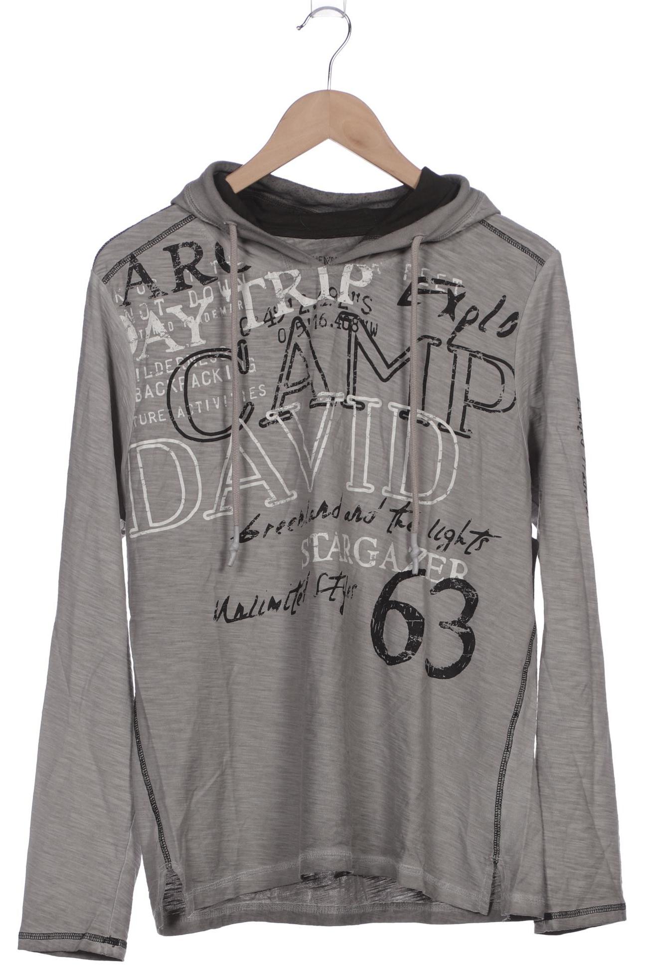 

Camp David Herren Kapuzenpullover, grau, Gr. 46