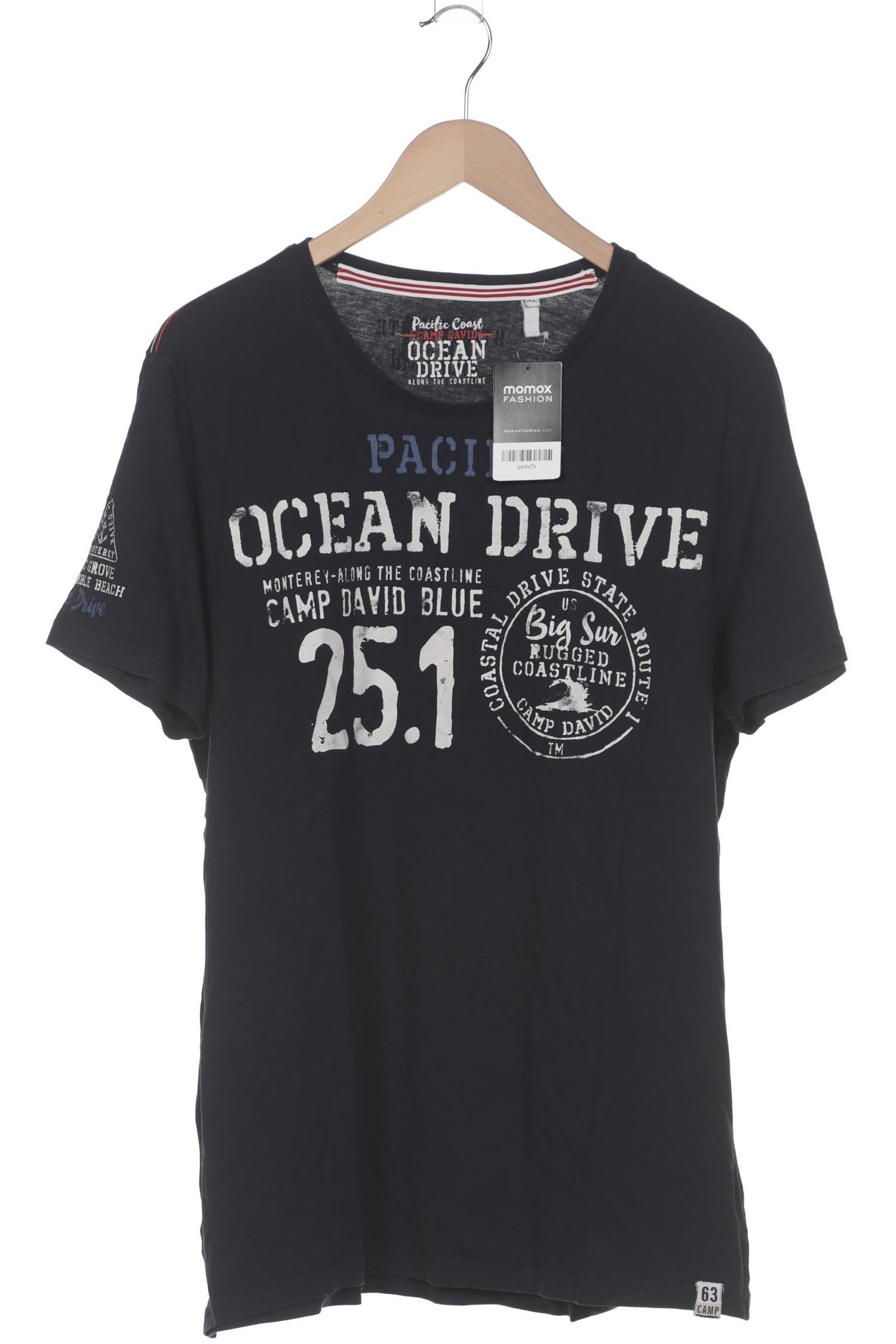 

Camp David Herren T-Shirt, marineblau, Gr. 54