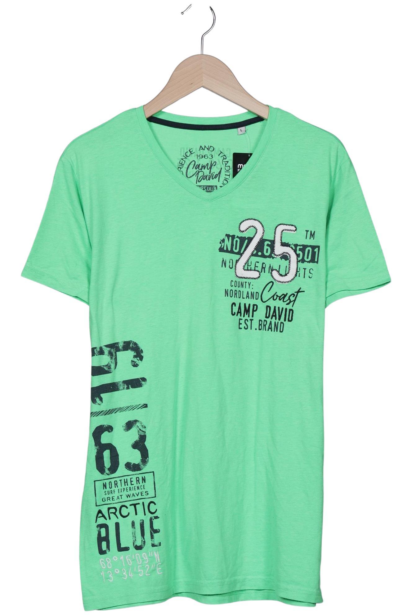 

Camp David Herren T-Shirt, hellgrün, Gr. 52