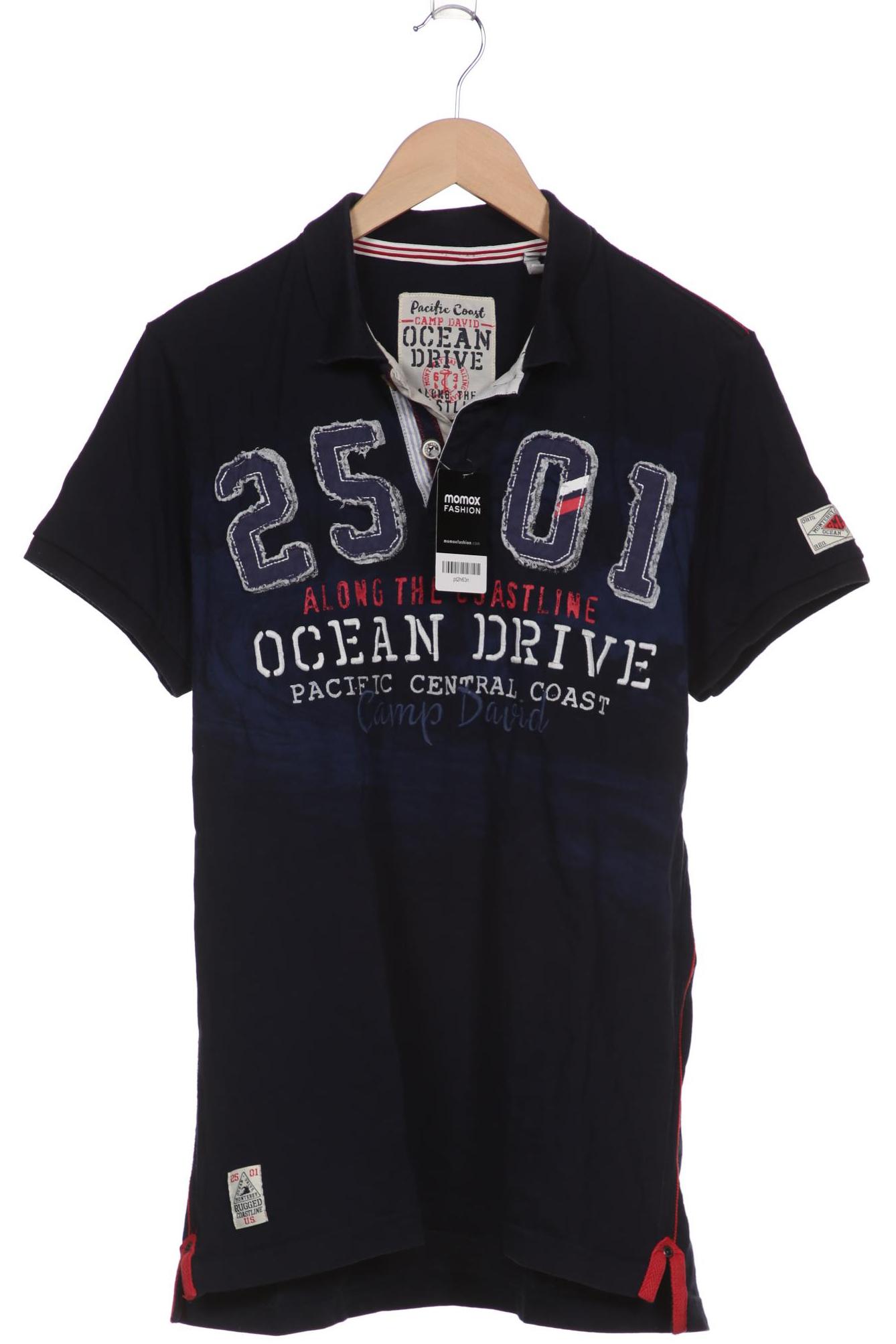 

Camp David Herren Poloshirt, marineblau