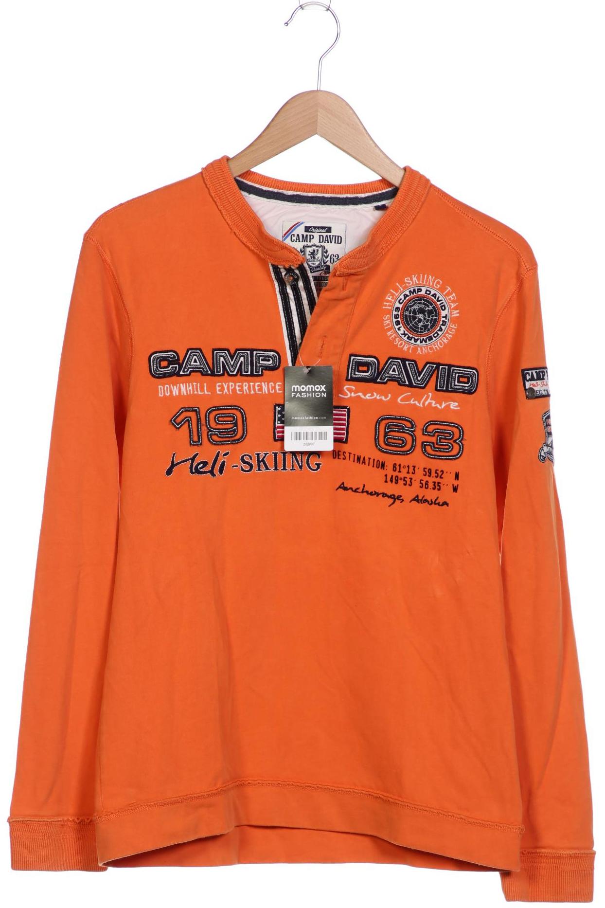 

Camp David Herren Langarmshirt, orange