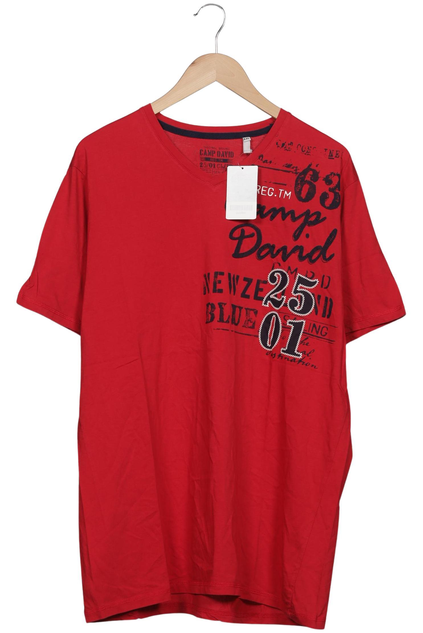 

Camp David Herren T-Shirt, rot, Gr. 56