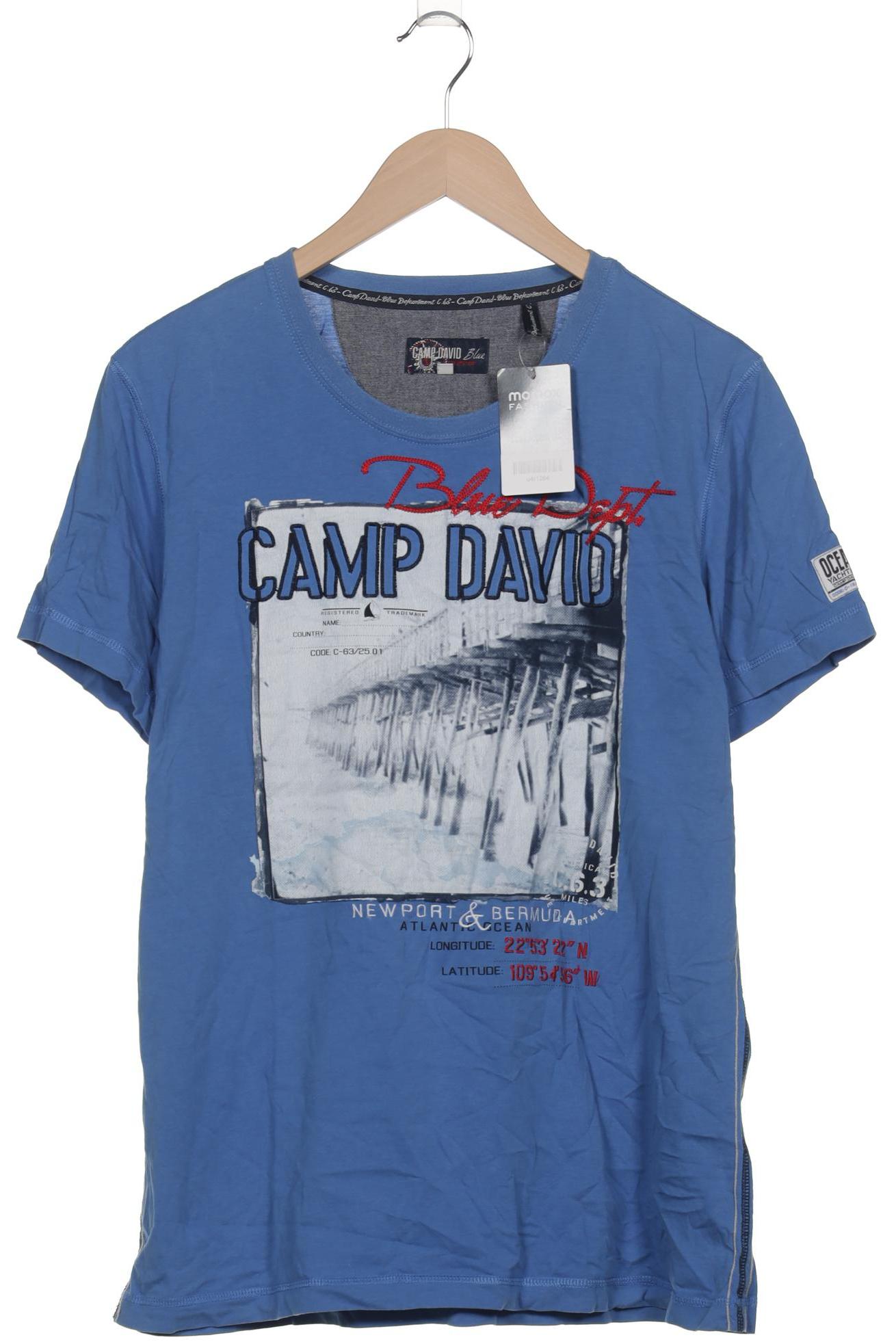 

Camp David Herren T-Shirt, blau, Gr. 52