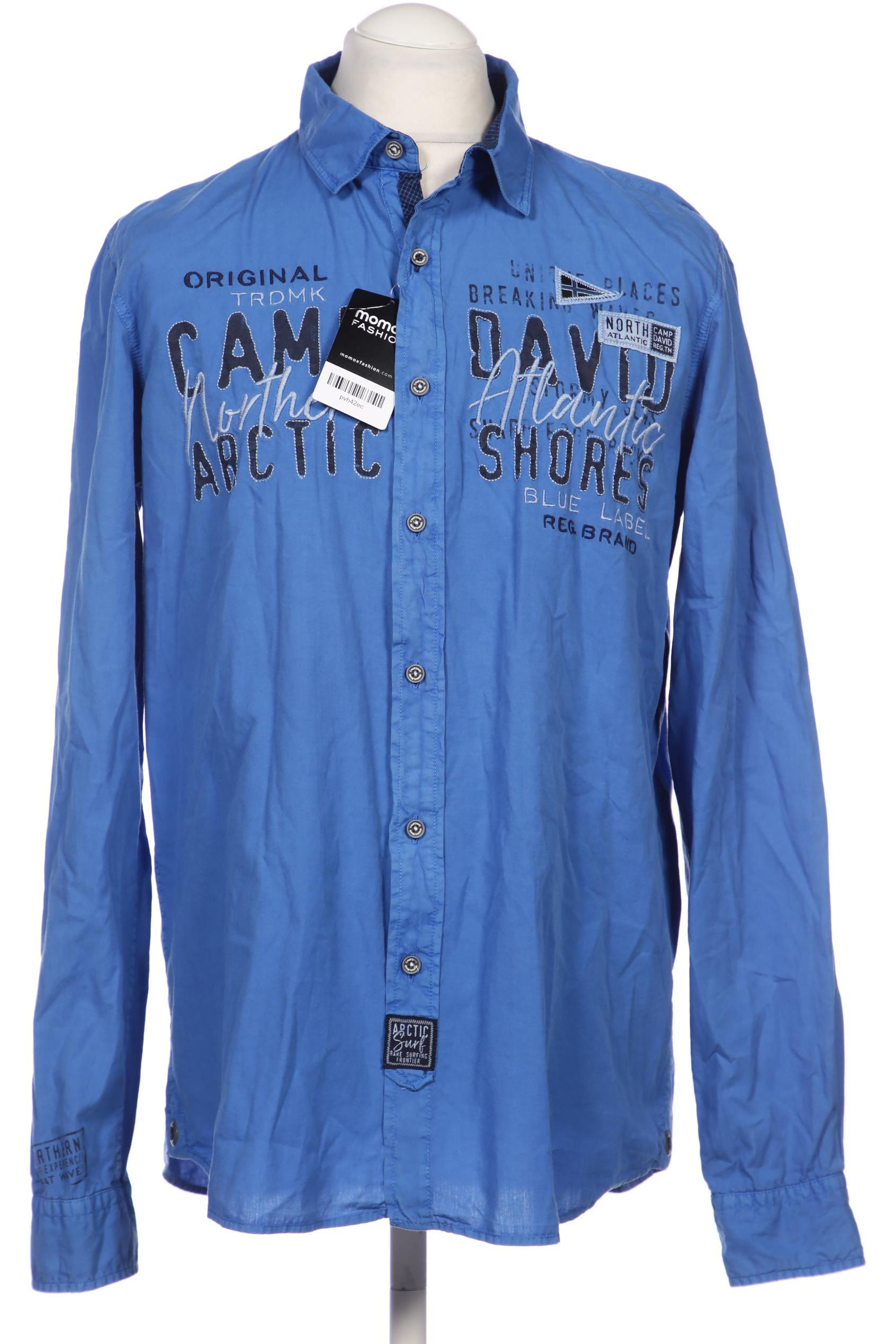 

Camp David Herren Hemd, blau