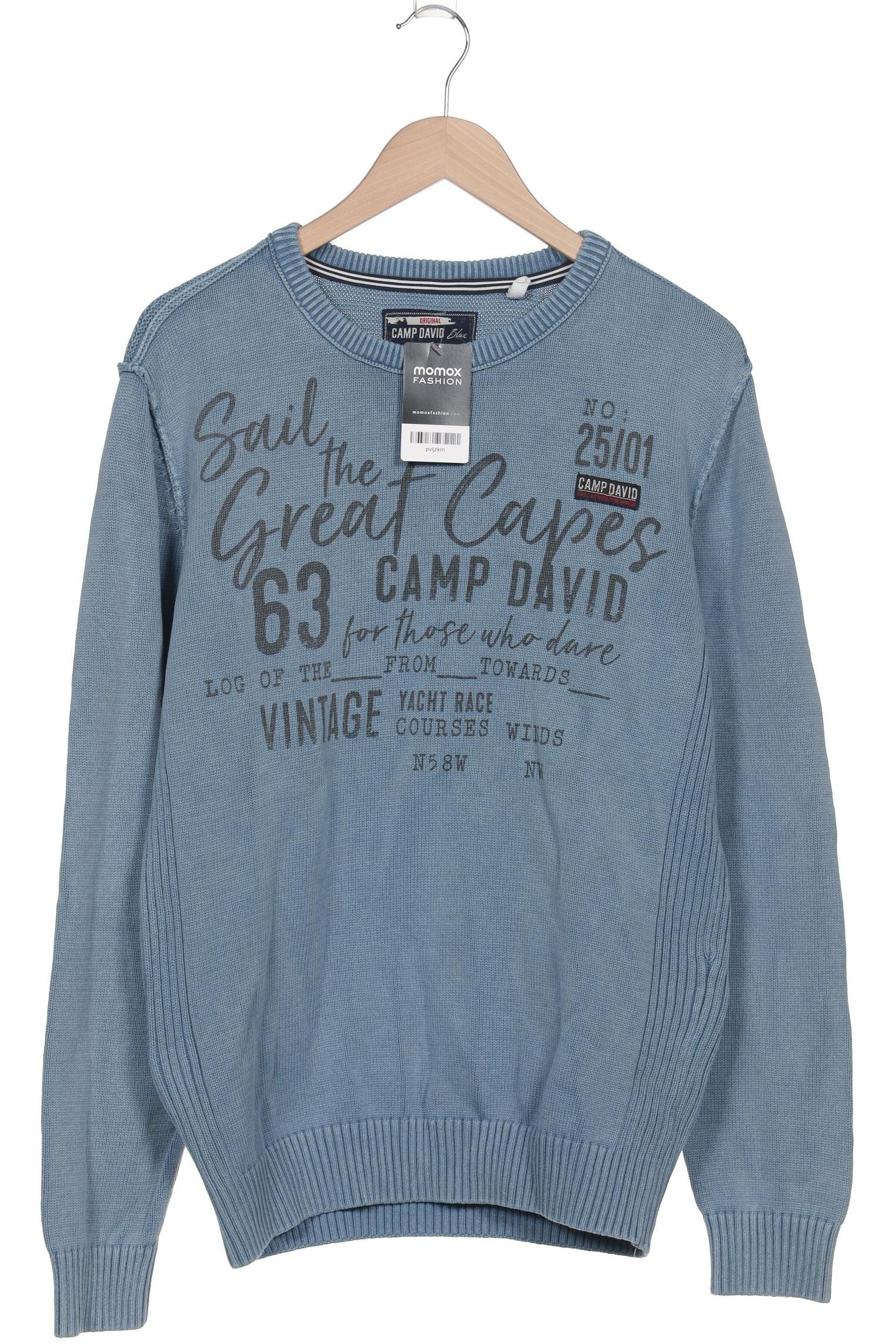 

Camp David Herren Pullover, hellblau, Gr. 52
