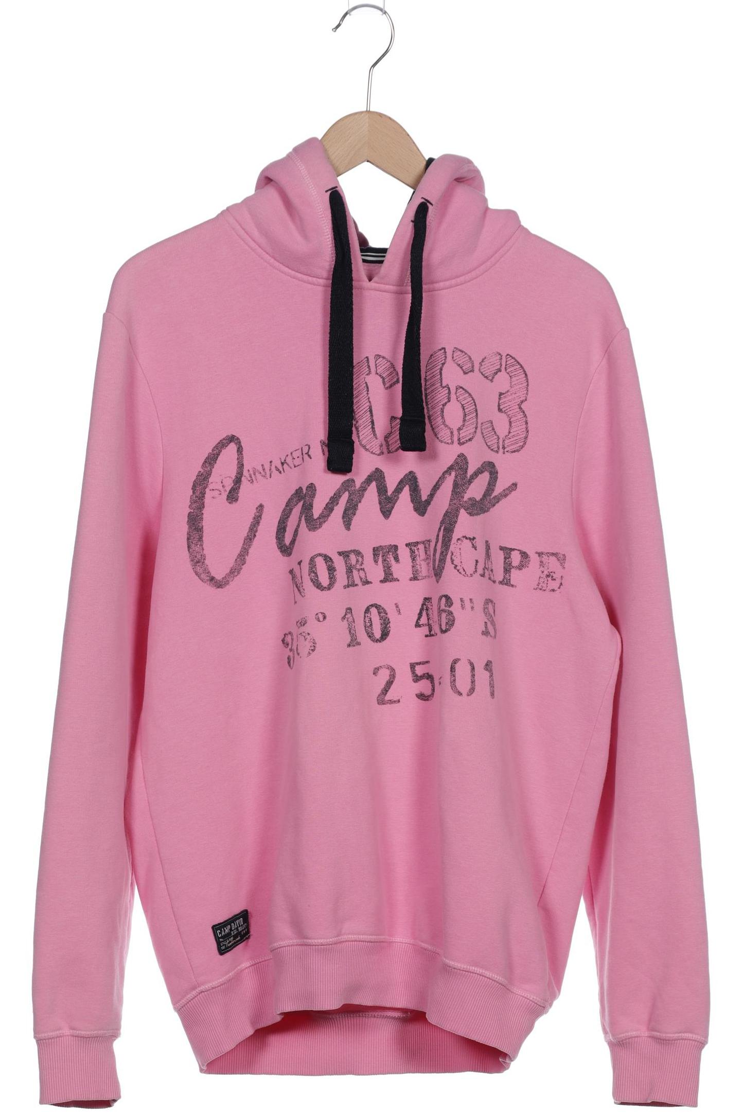

Camp David Herren Kapuzenpullover, pink, Gr. 52
