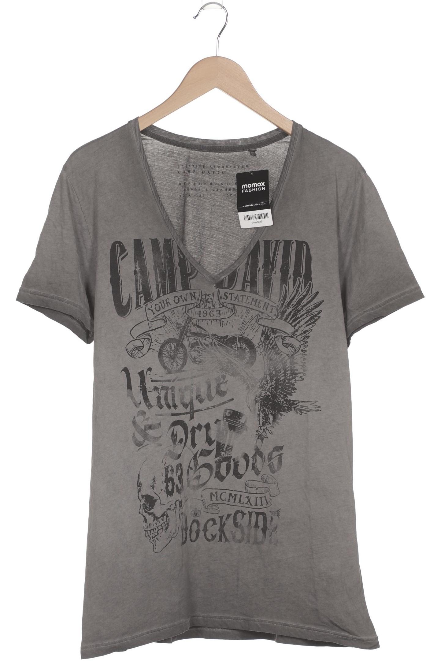 

Camp David Herren T-Shirt, grau, Gr. 48