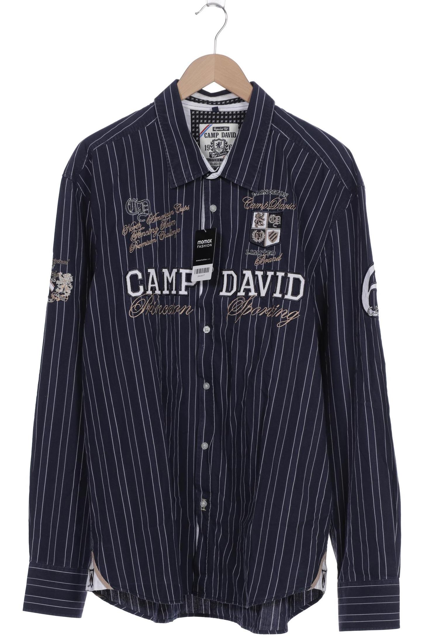 

Camp David Herren Hemd, marineblau