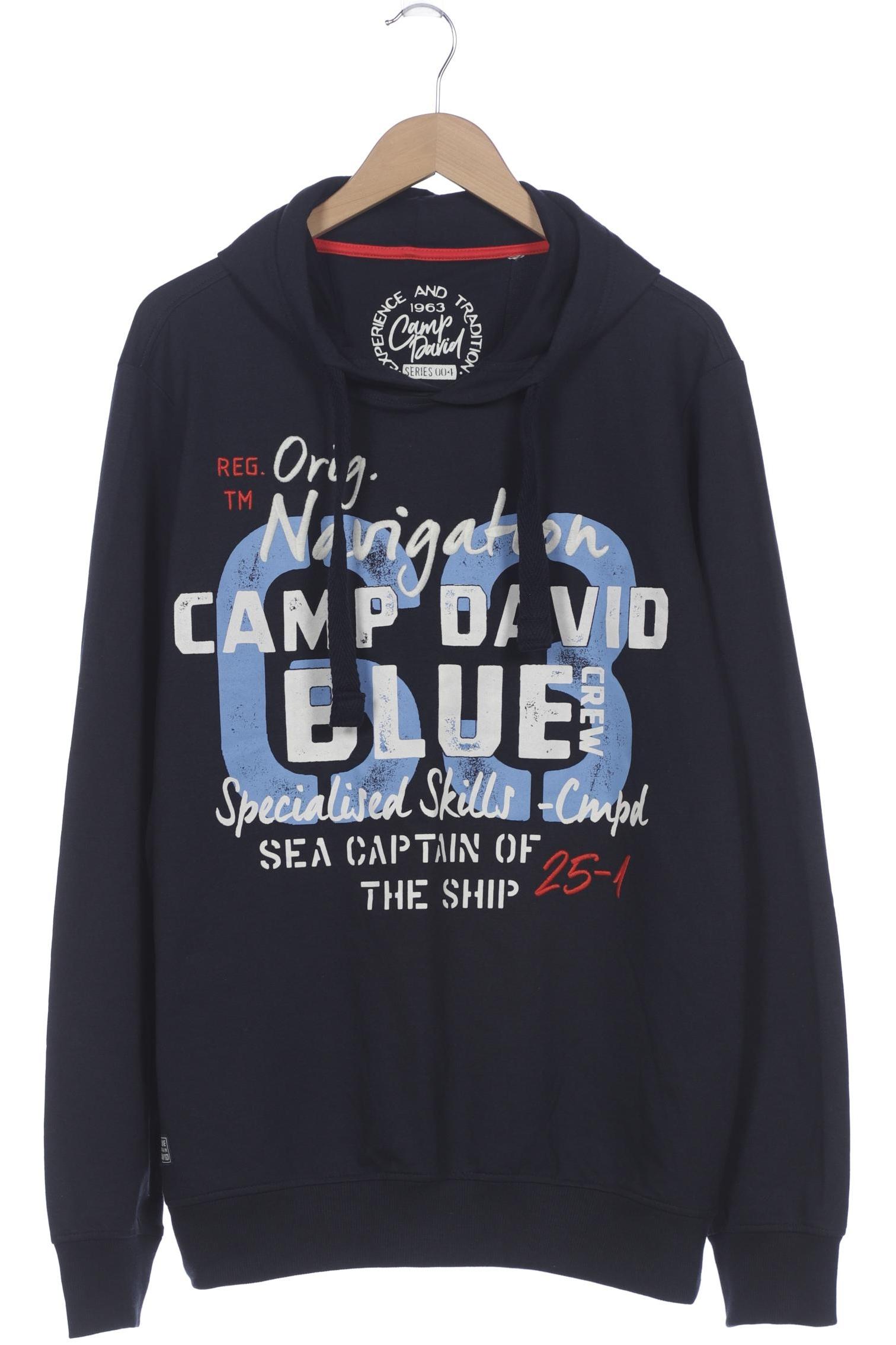 

Camp David Herren Kapuzenpullover, marineblau, Gr. 54