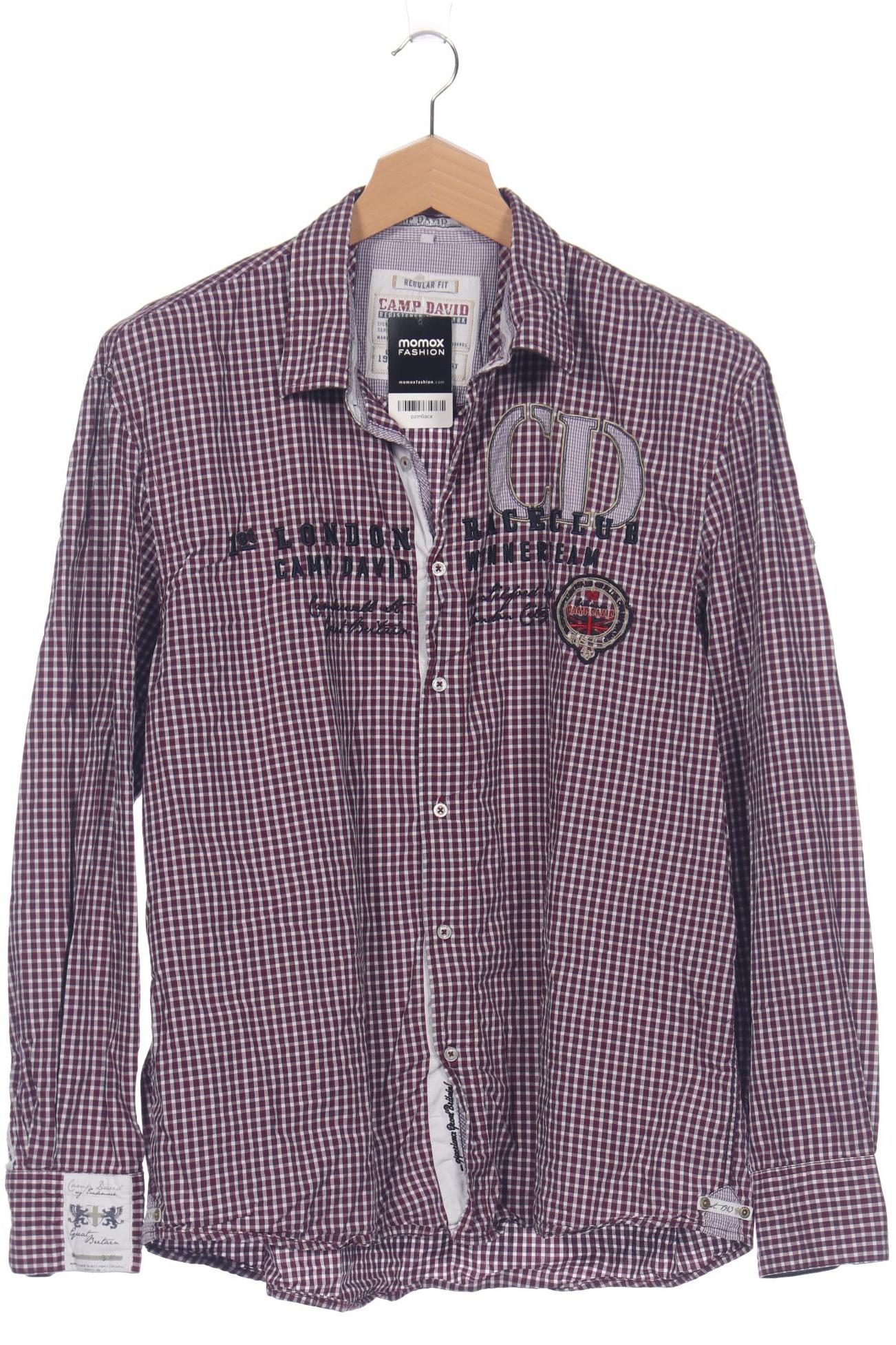 

Camp David Herren Hemd, bordeaux, Gr. 58