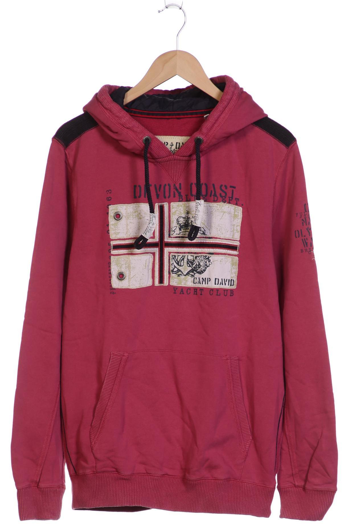 

Camp David Herren Kapuzenpullover, pink