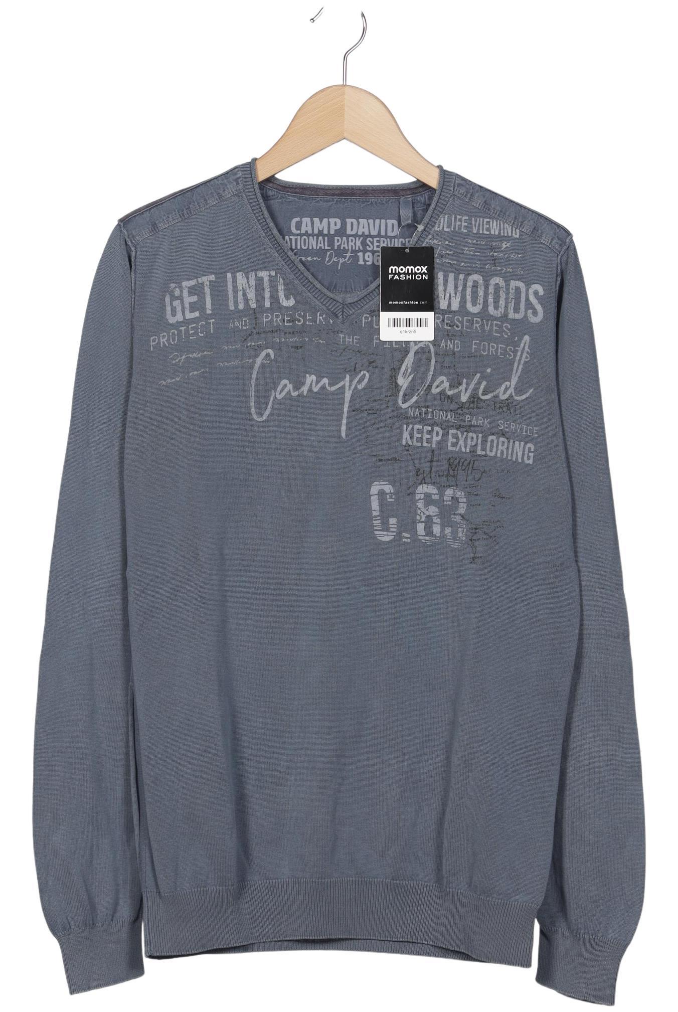 

Camp David Herren Pullover, grau, Gr. 48
