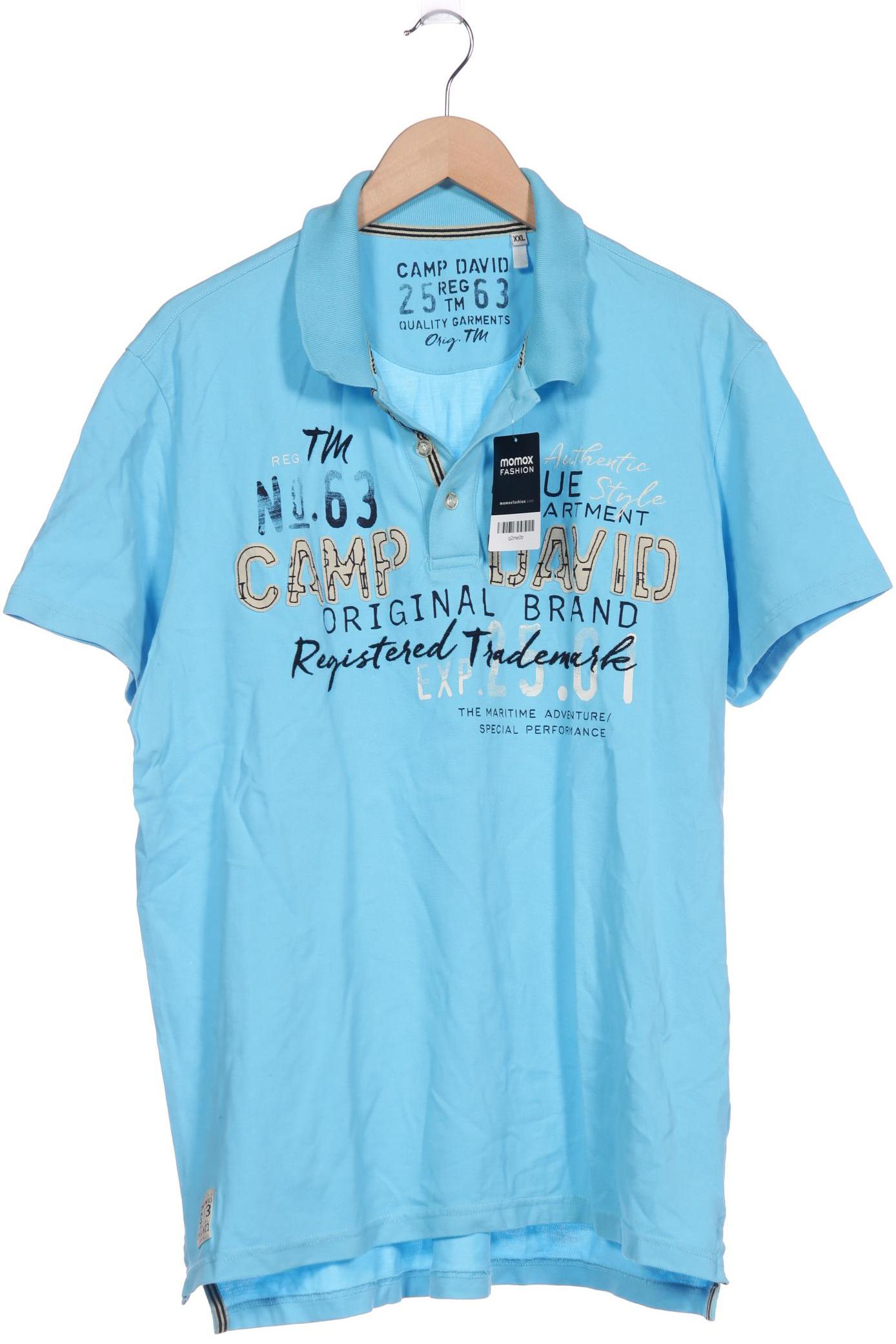 

Camp David Herren Poloshirt, blau, Gr. 56