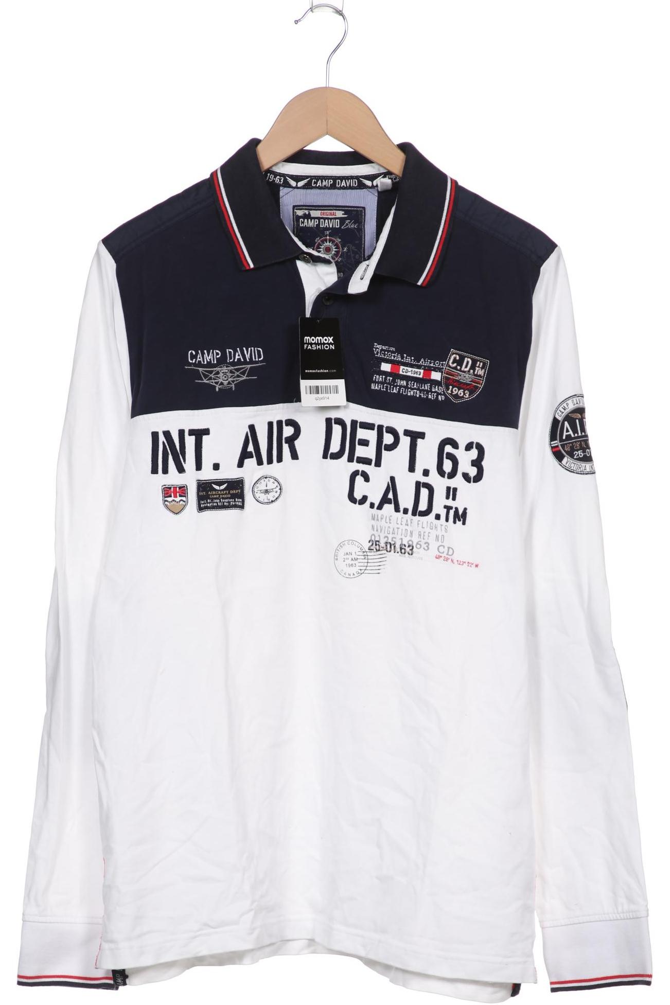

Camp David Herren Poloshirt, weiß