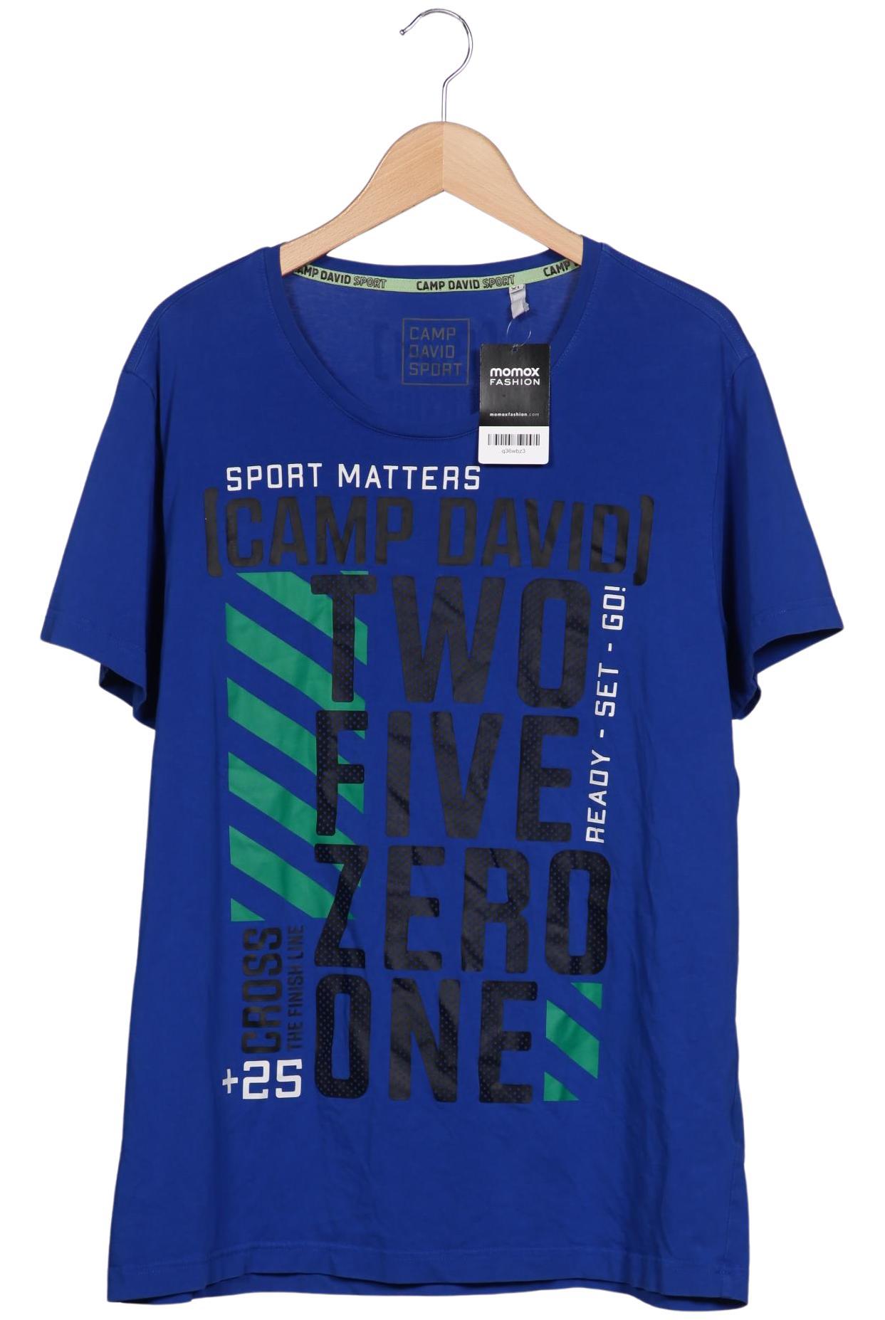 

Camp David Herren T-Shirt, blau, Gr. 54