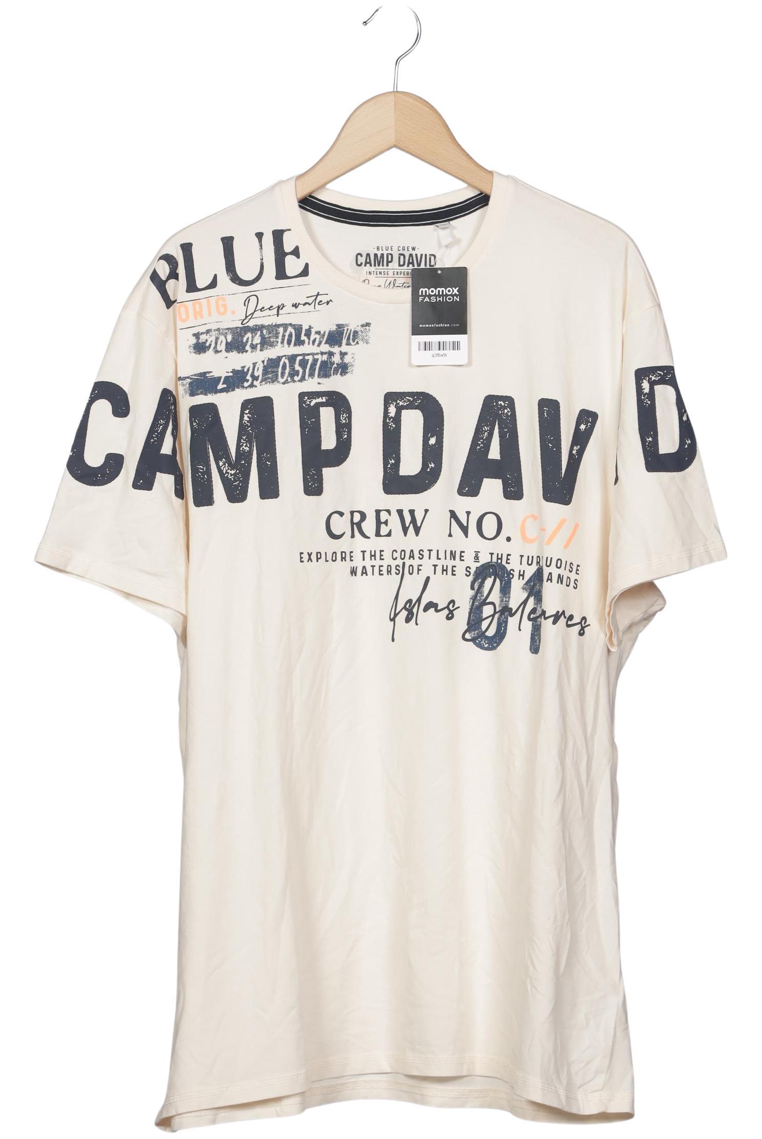 Thumbnail - Camp David Herren T-Shirt, cremeweiß, Gr. 48