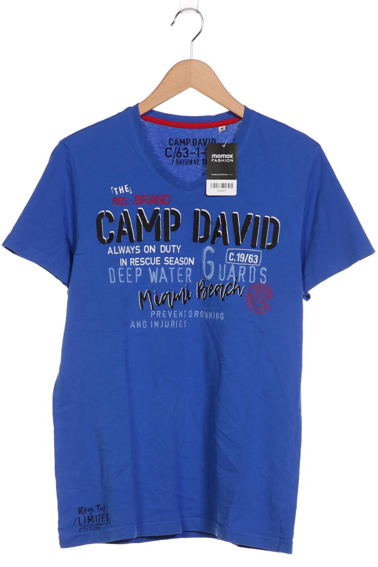 

Camp David Herren T-Shirt, blau, Gr. 48