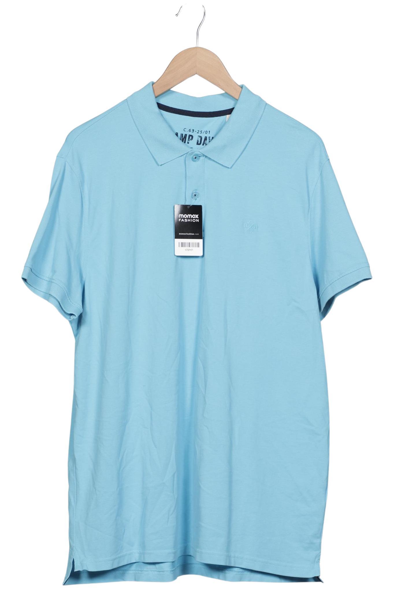 Thumbnail - Camp David Herren Poloshirt, hellblau, Gr. 54