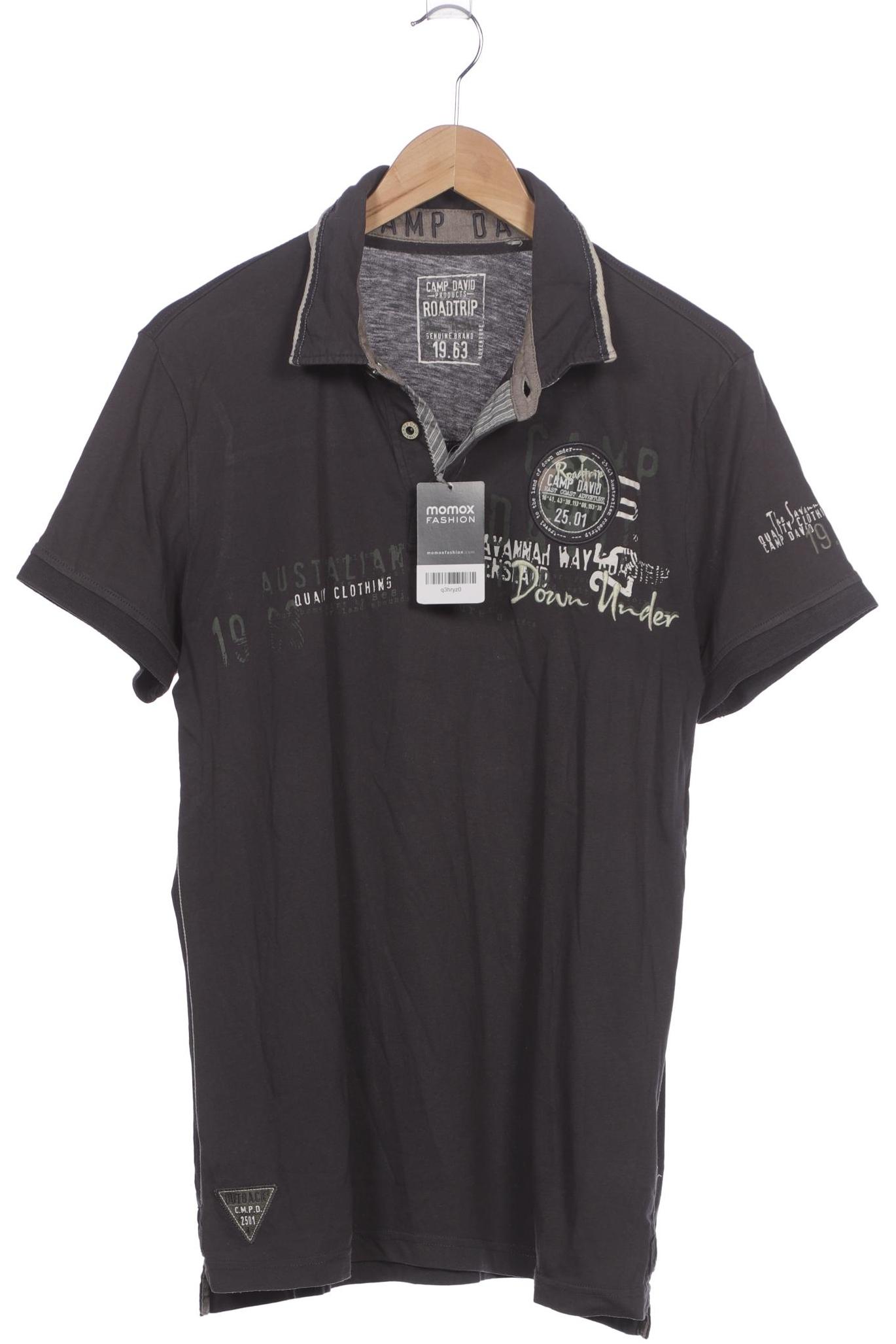 

Camp David Herren Poloshirt, grau, Gr. 52