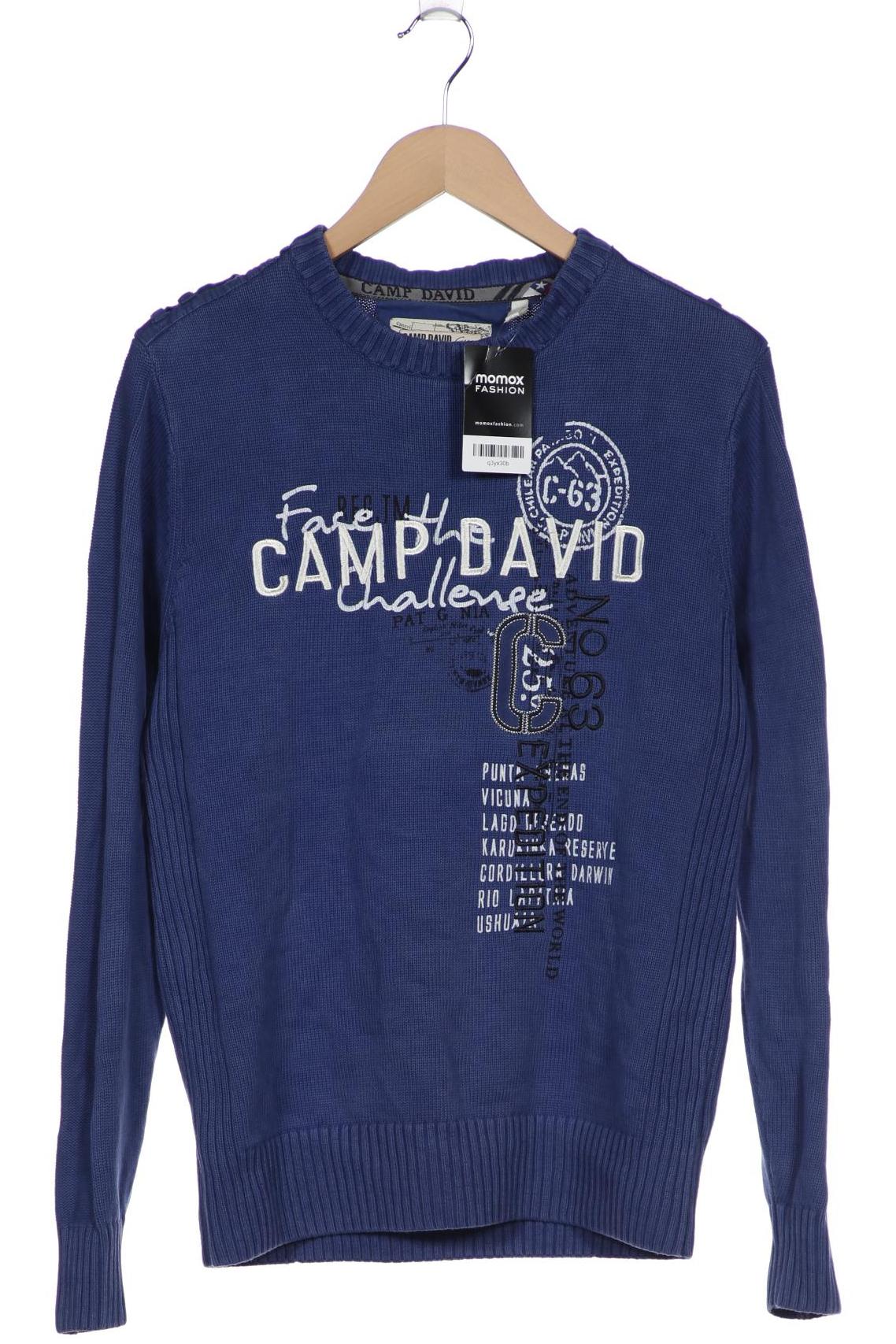 

Camp David Herren Pullover, blau