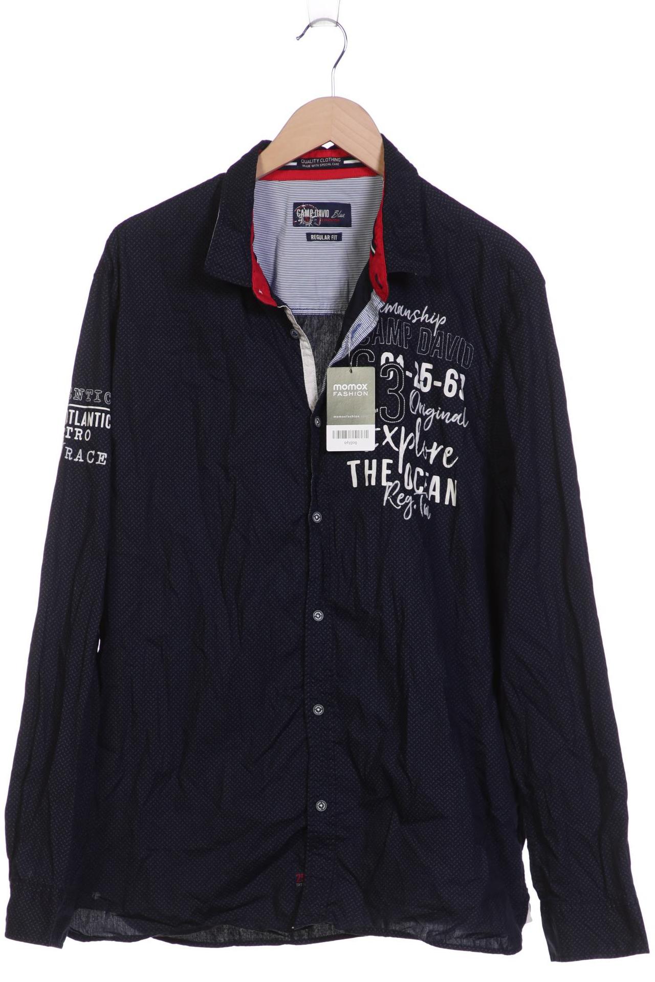 

Camp David Herren Hemd, marineblau, Gr. 56