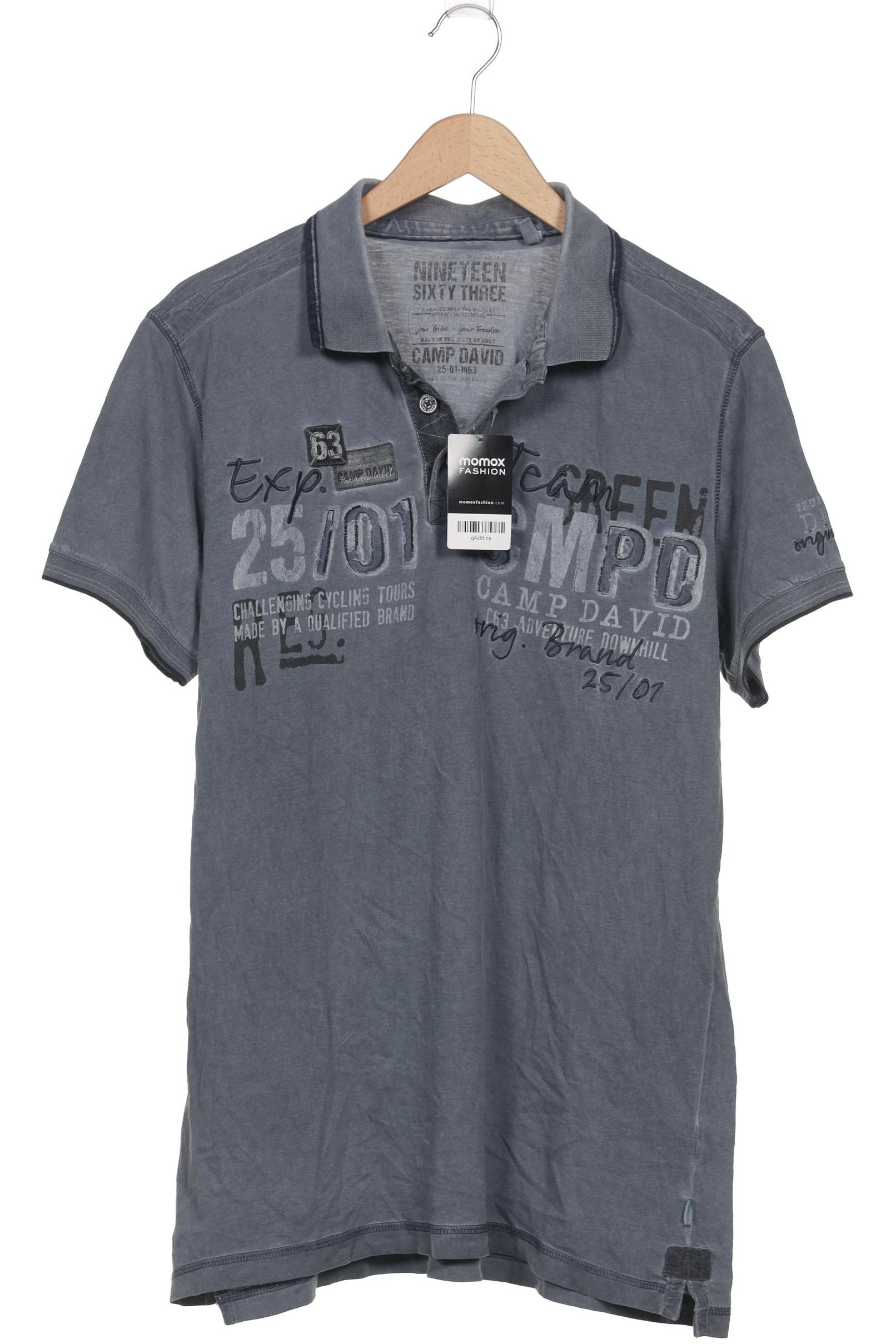 

Camp David Herren Poloshirt, blau, Gr. 56