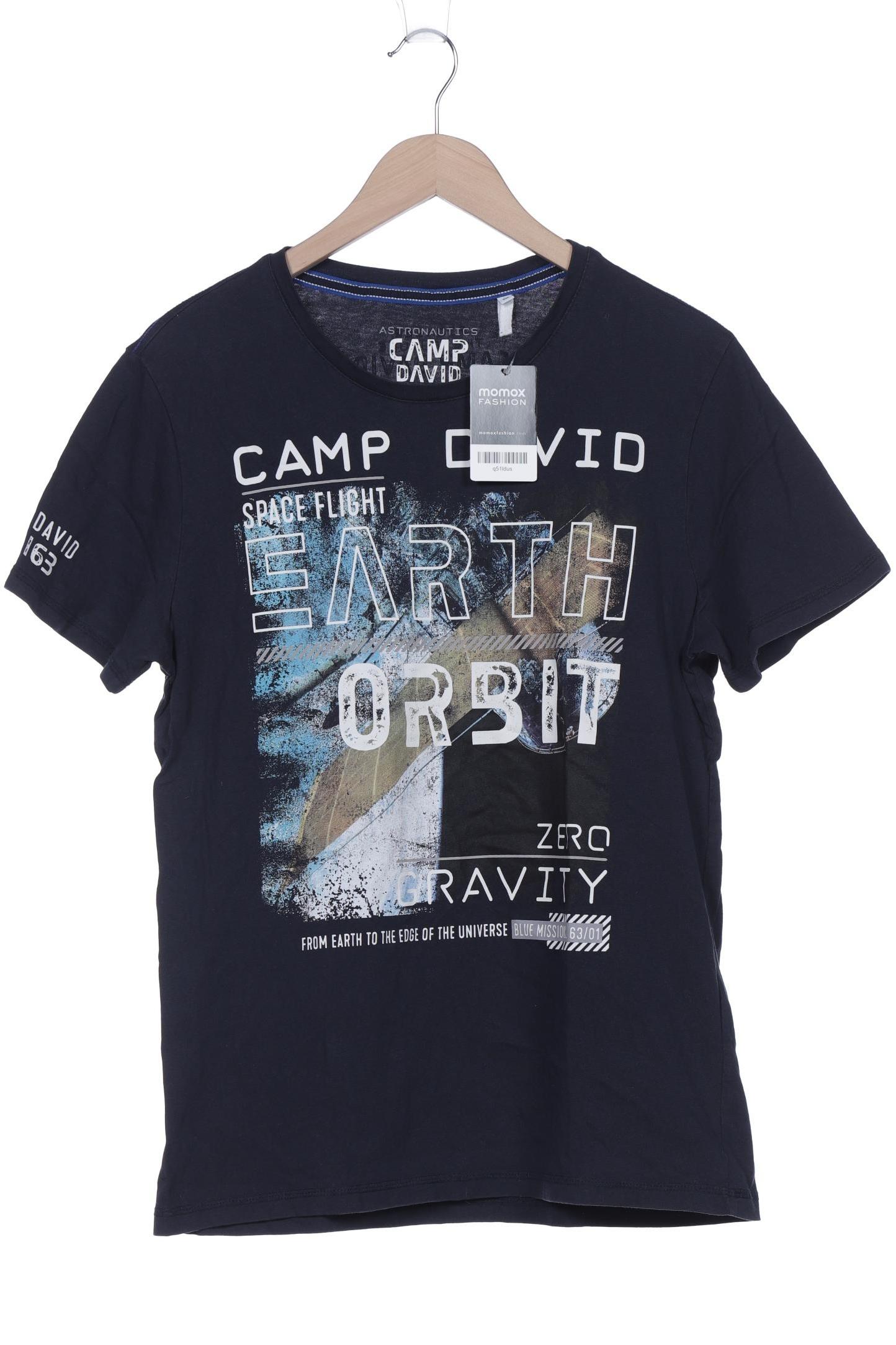 

Camp David Herren T-Shirt, marineblau, Gr. 48