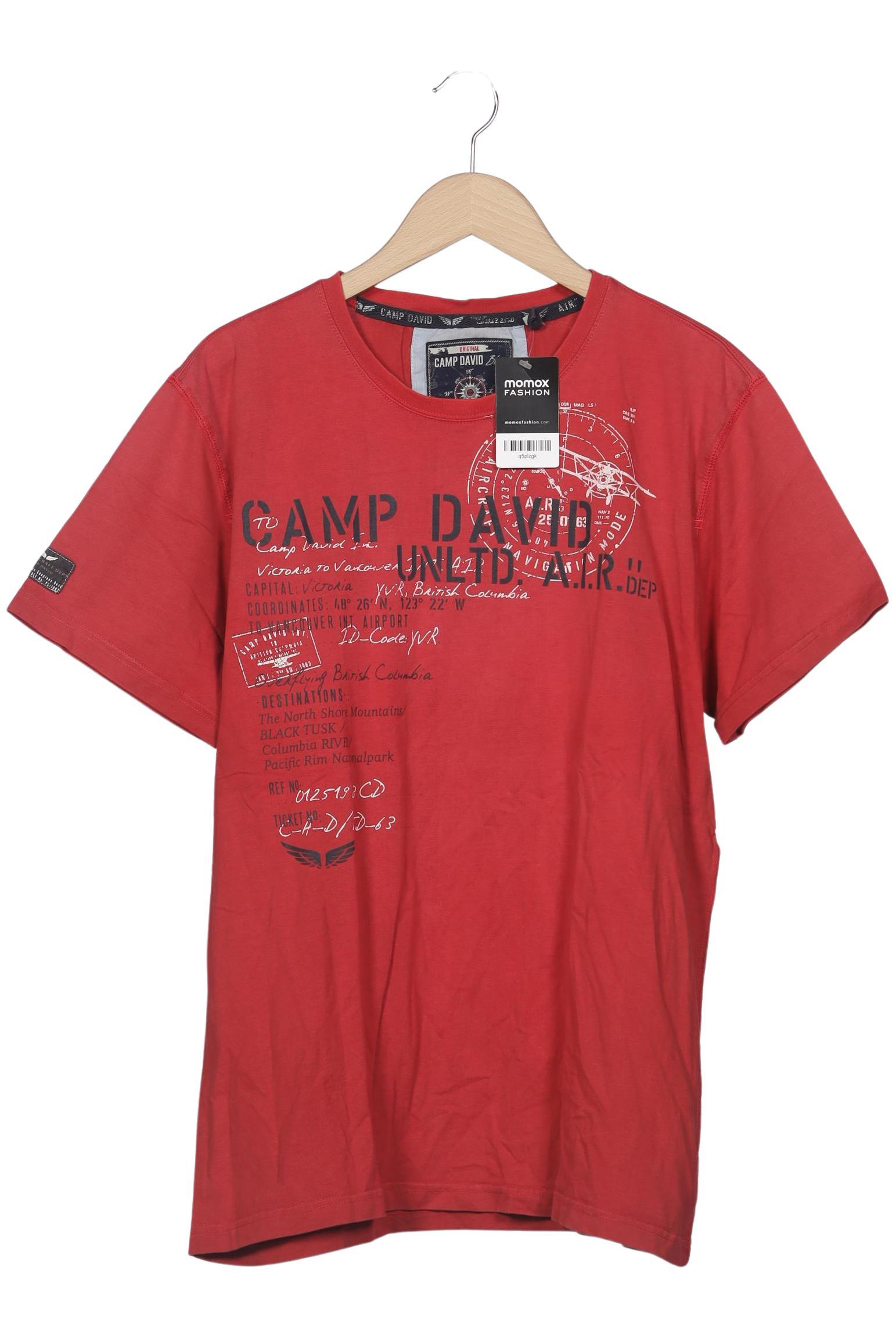 

Camp David Herren T-Shirt, rot, Gr. 56
