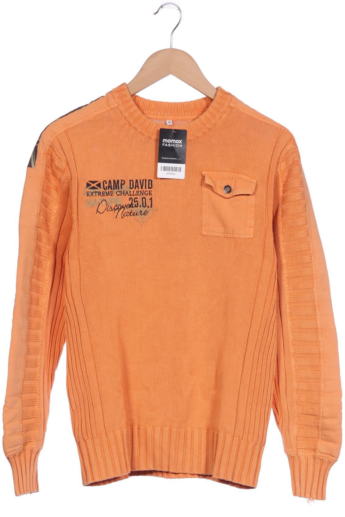 

Camp David Herren Pullover, orange