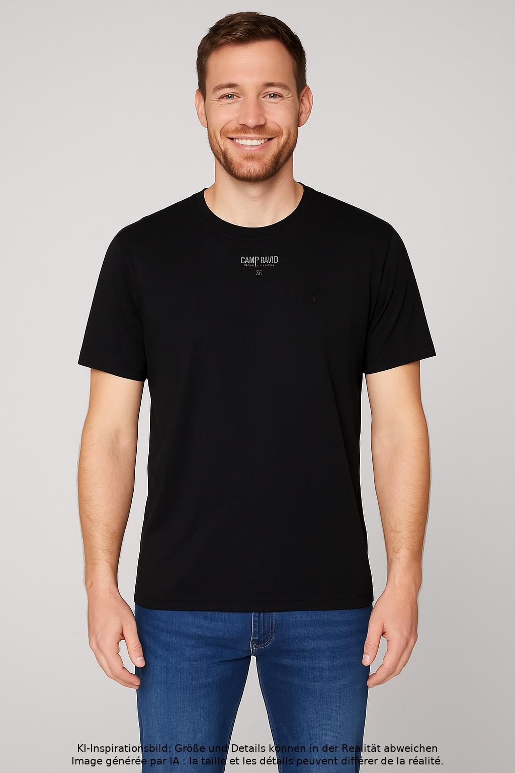 

Camp David Herren T-Shirt, schwarz, Gr. 54