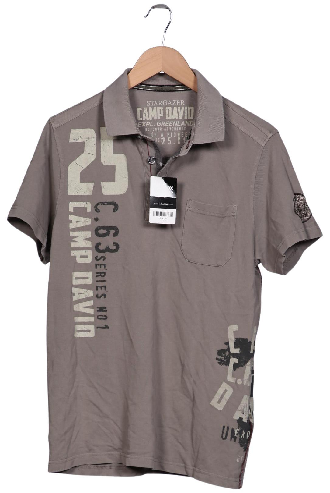 

Camp David Herren Poloshirt, grau, Gr. 48