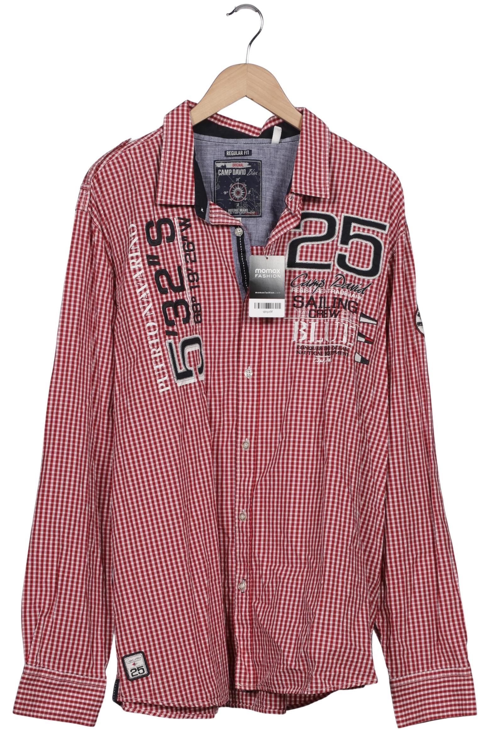 

Camp David Herren Hemd, bordeaux, Gr. 58