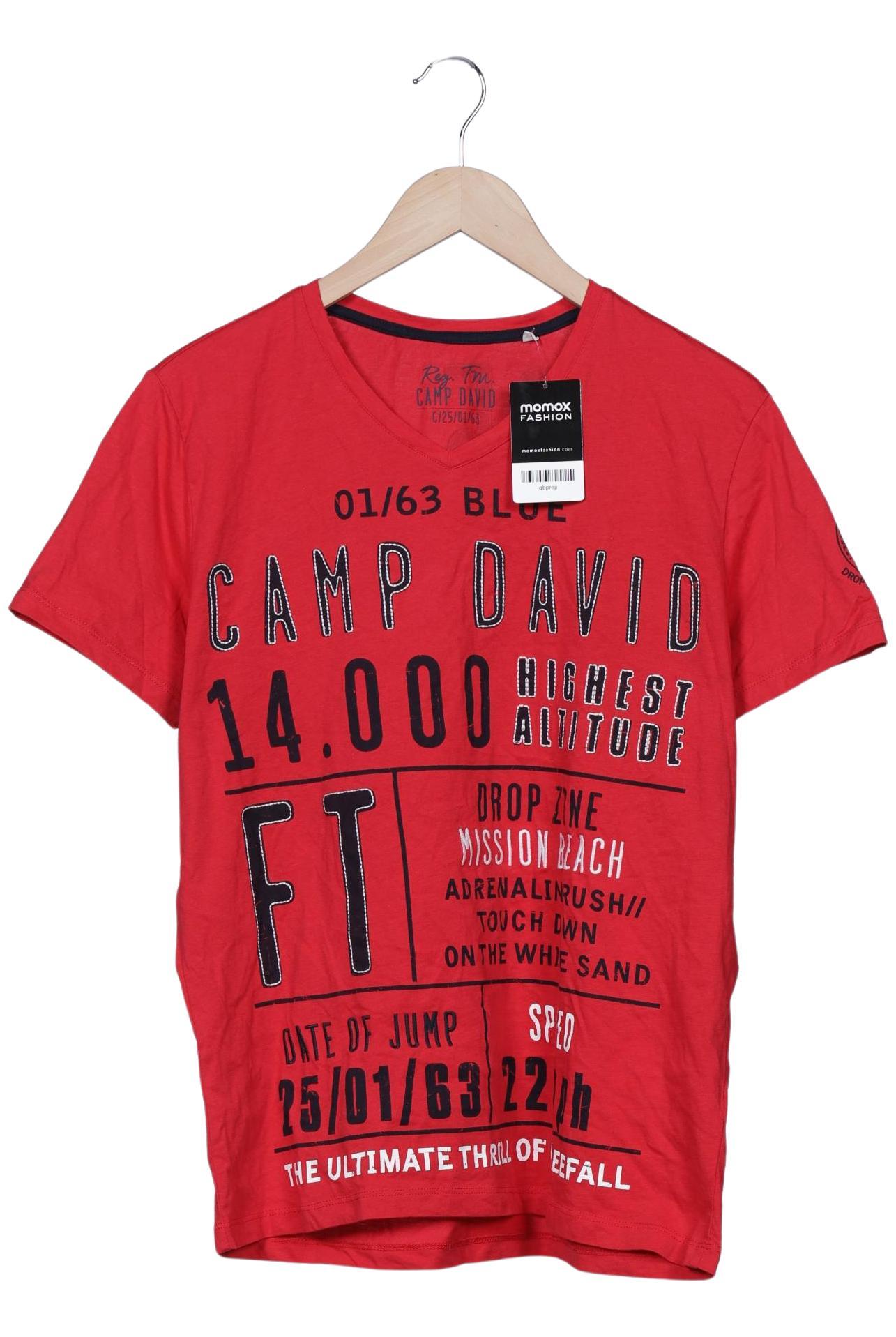 

Camp David Herren T-Shirt, rot, Gr. 52