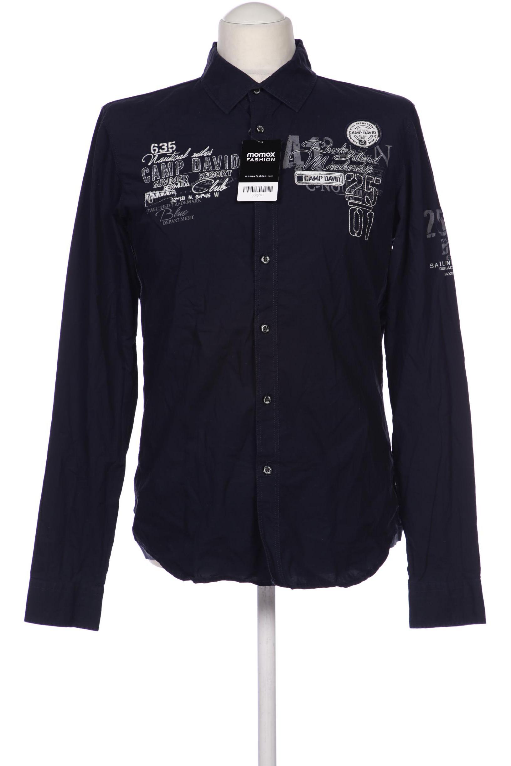 

Camp David Herren Hemd, marineblau
