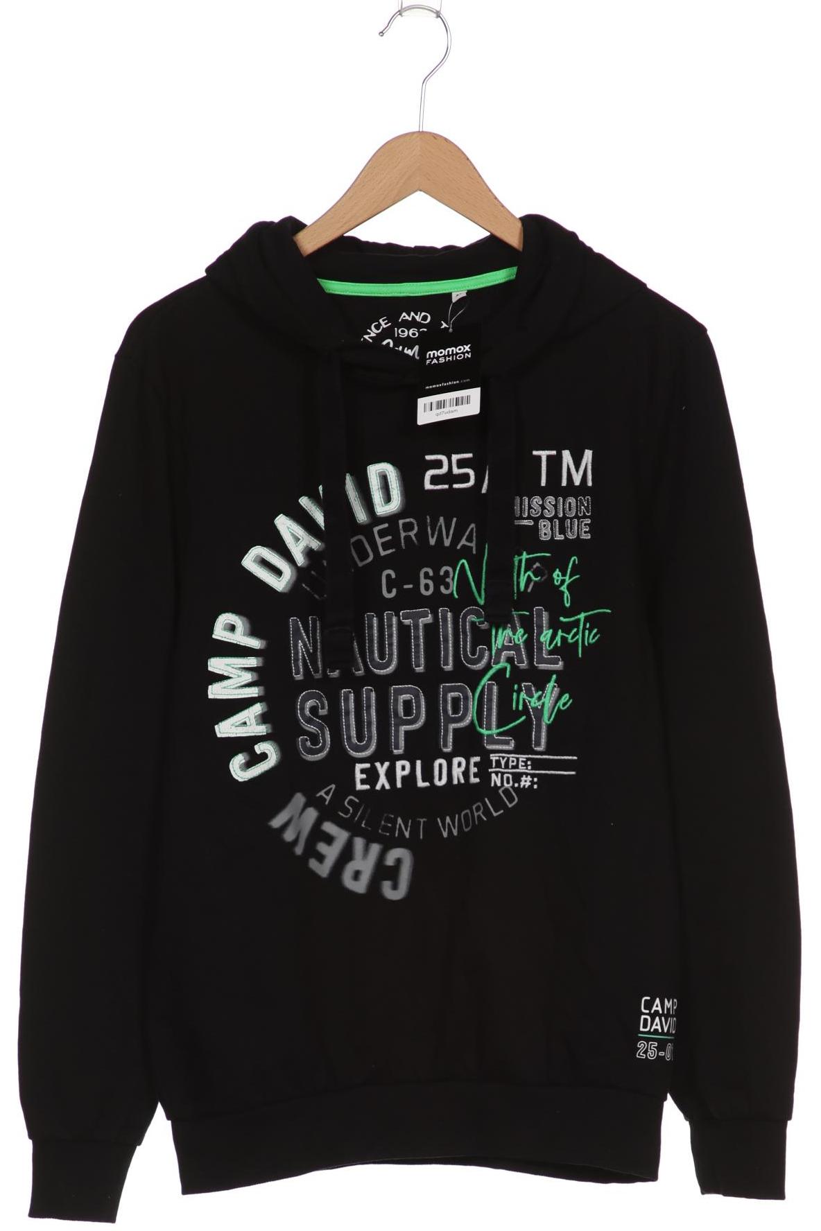

Camp David Herren Kapuzenpullover, schwarz