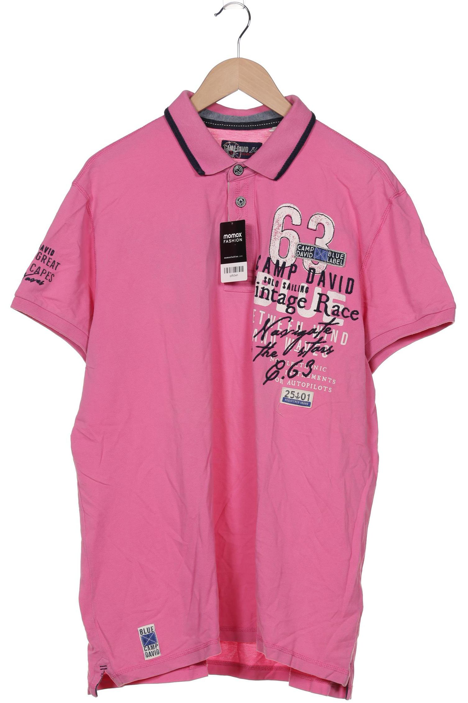 

Camp David Herren Poloshirt, pink, Gr. 56