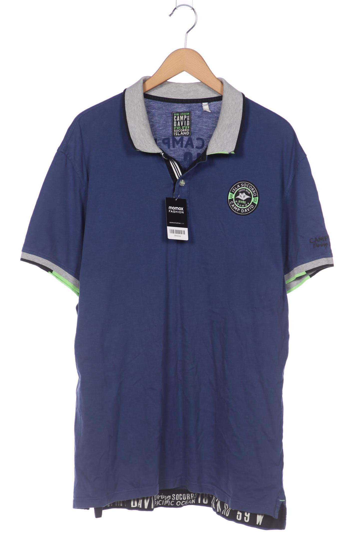 

Camp David Herren Poloshirt, blau, Gr. 58