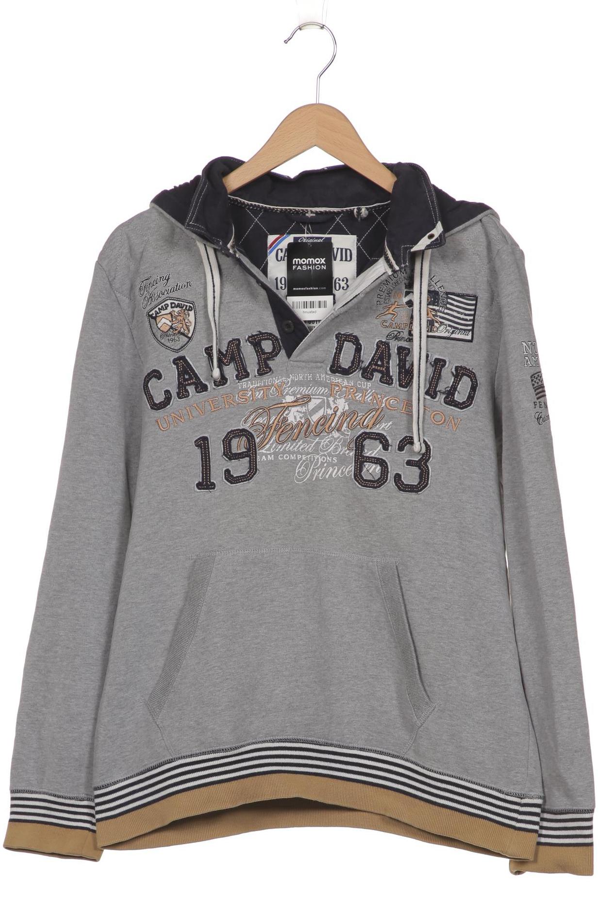 

Camp David Herren Kapuzenpullover, grau