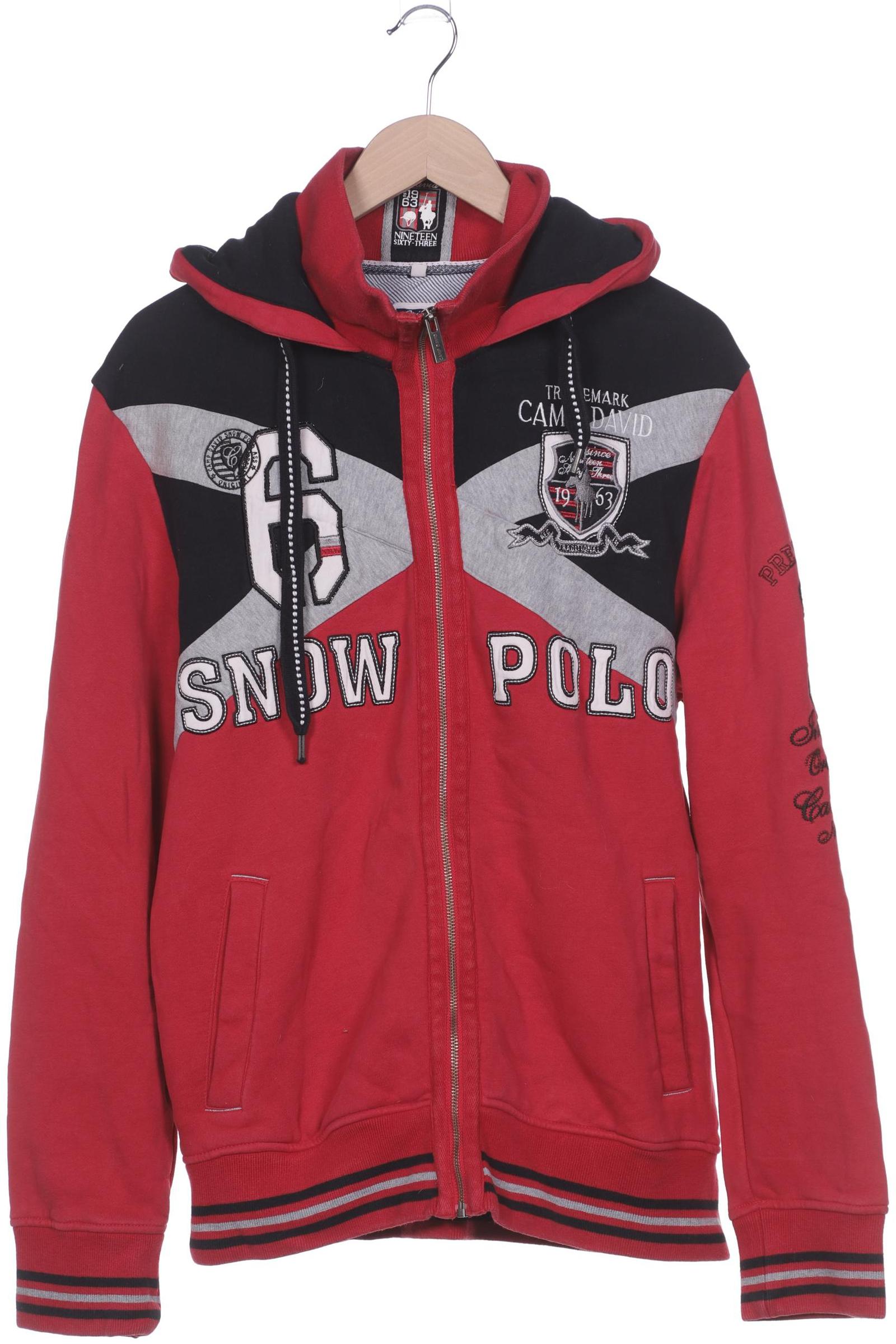 

Camp David Herren Kapuzenpullover, rot, Gr. 52